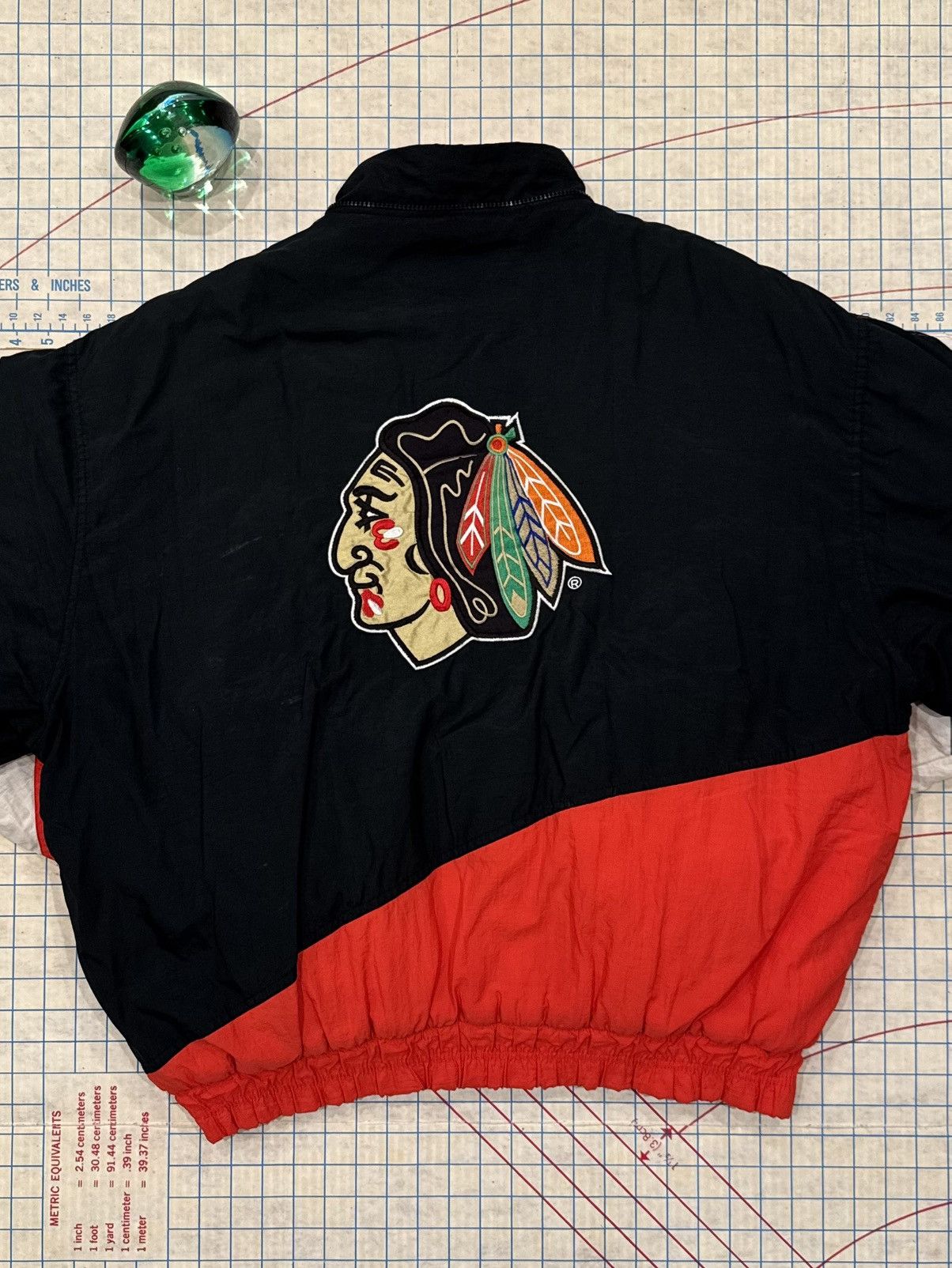 NHL Vintage Chicago Blackhawks NHL Ravens Athletics Jacket XLFit Size US XL / EU 56 / 4 - 10 Thumbnail