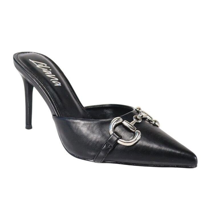 Other LILIANA / Silla-9/ Black / Pointed Toe / Stiletto Mule / Hee Size US 10 / IT 40 - 1 Thumbnail