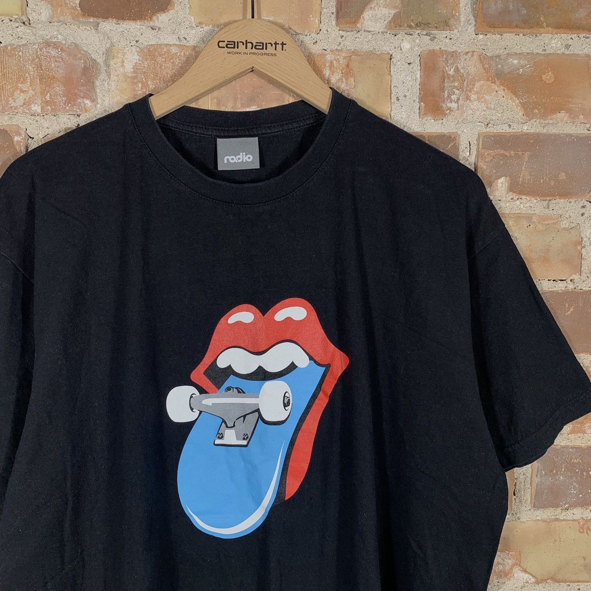 Band Tees × The Rolling Stones The Rolling Stones Skateboard T-Shirt Tee Vintage Style y2k Size US XL / EU 56 / 4 - 2 Thumbnail