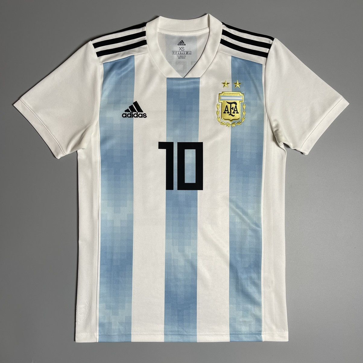 Adidas ARGENTINA ADIDAS 2018 WORLD CUP SOCCER HOME JERSEY #10 MESSI Size US XS / EU 42 / 0 - 2 Thumbnail