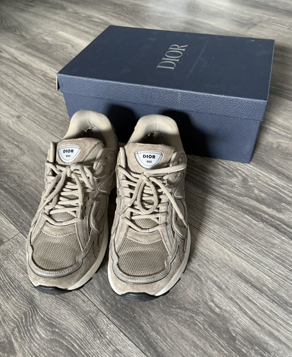 Dior Dior b30 grey sneakers Size US 11 / EU 44 - 8 Thumbnail