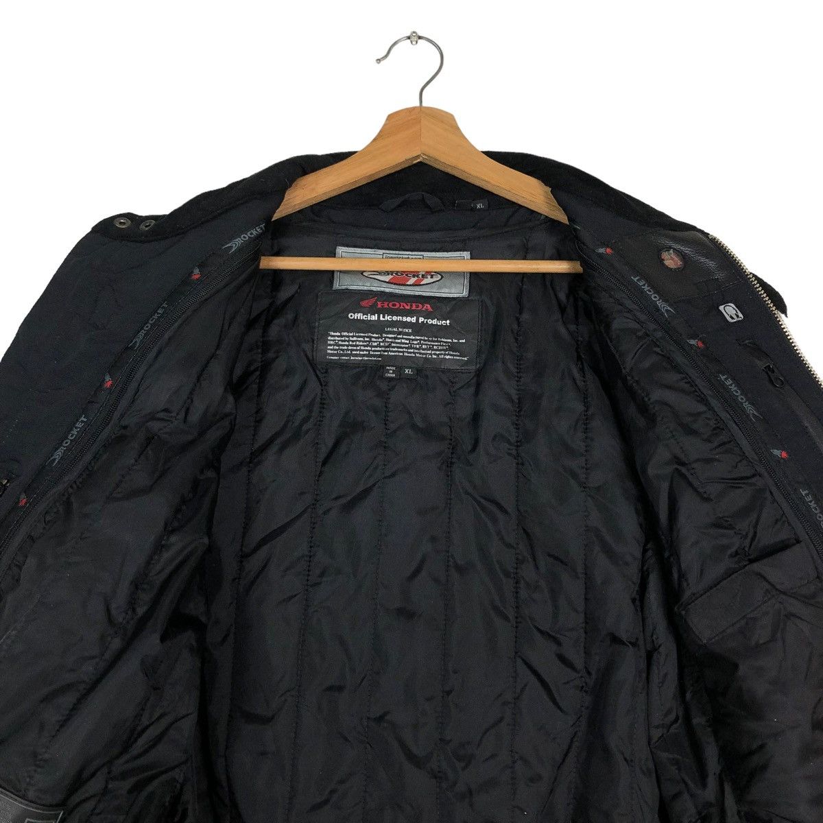 Other 🔥VINTAGE BIKER RACING JACKET HONDA BIG LOGO SAFETY WEAR Size US XL / EU 56 / 4 - 15 Thumbnail