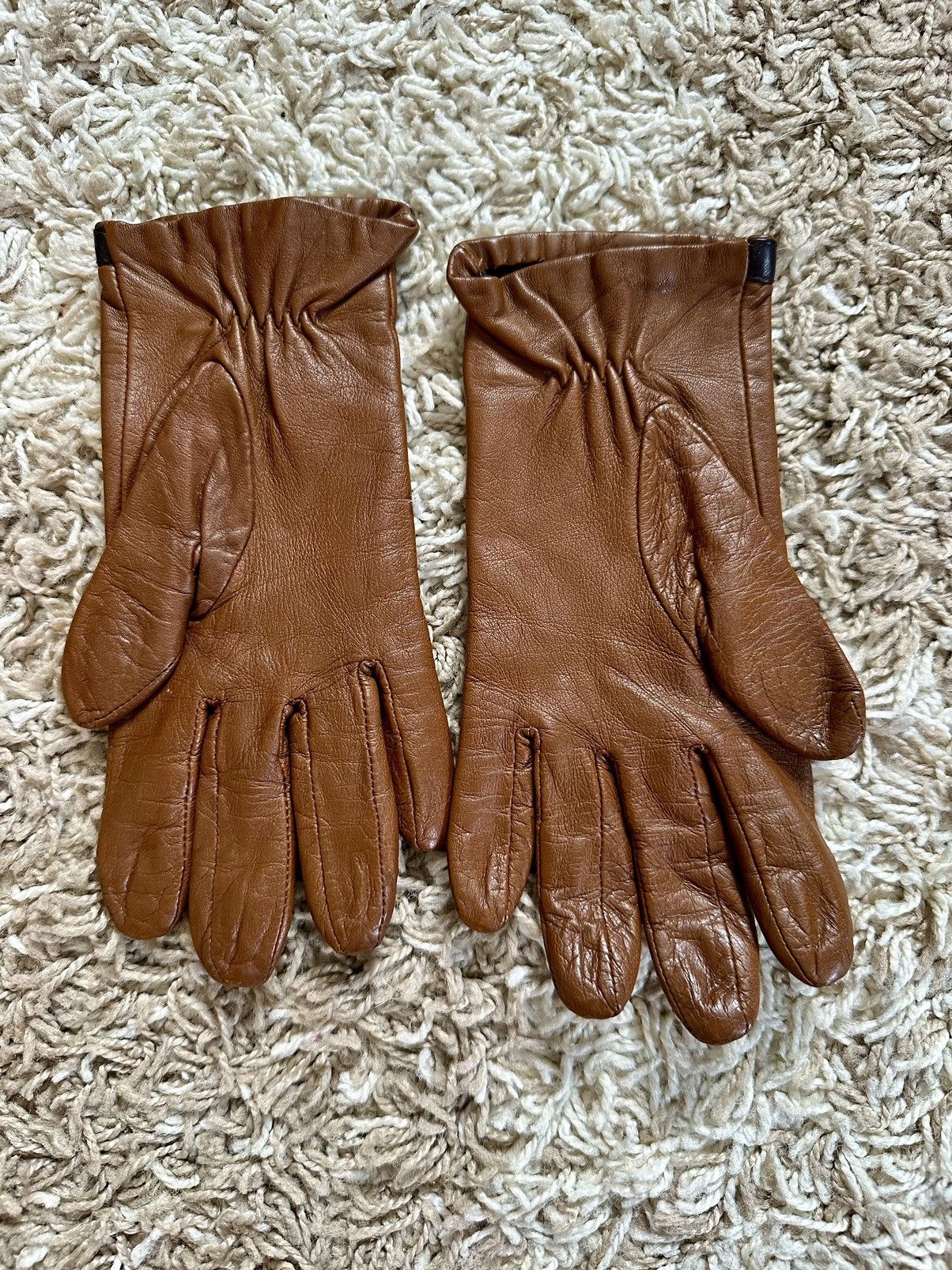 Lauren Ralph Lauren × Polo Ralph Lauren × Ralph Lauren Leather gloves Lauren Ralph Lauren Horse Logo RLL Size ONE SIZE - 3 Thumbnail