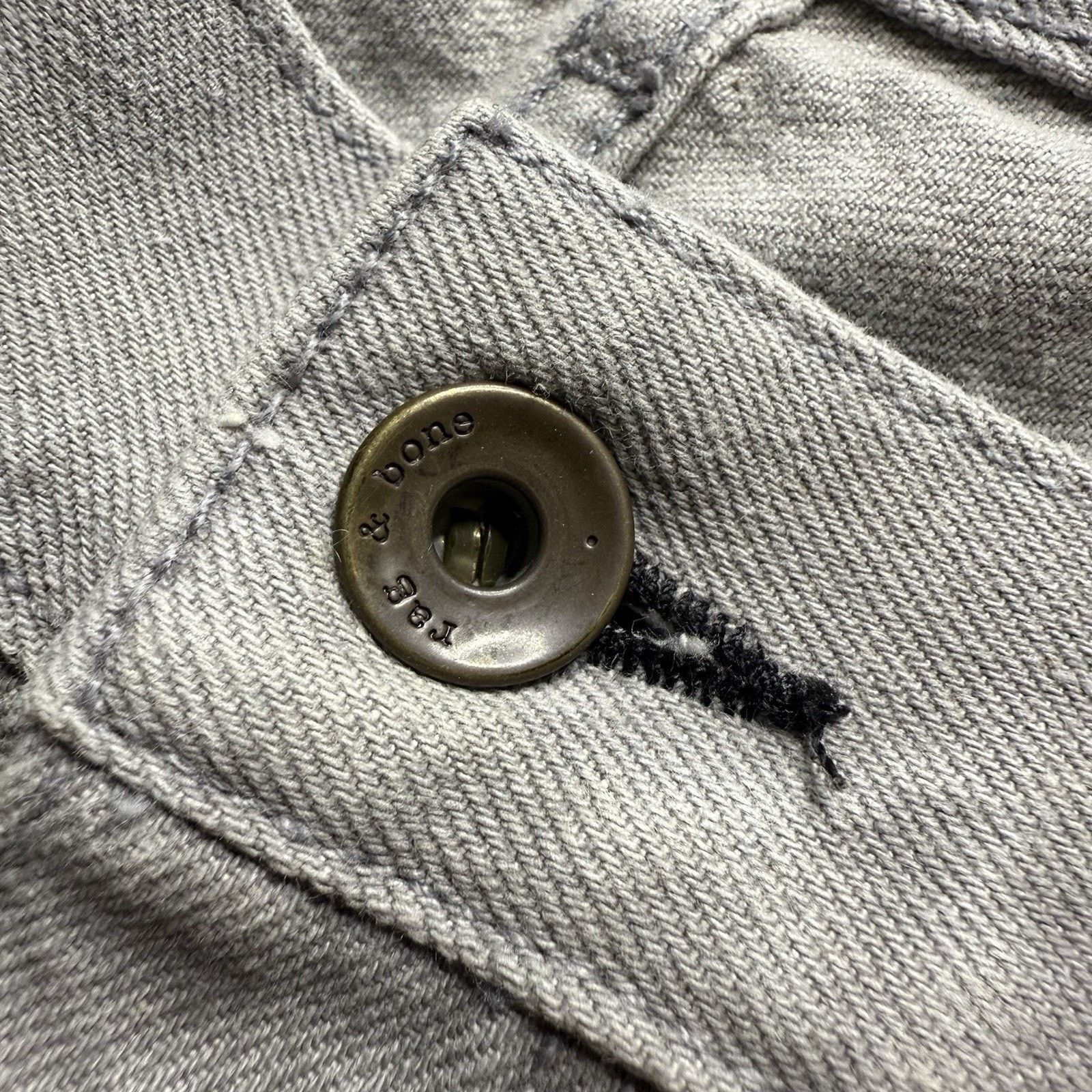 Rag & Bone Rag & Bone Jeans 34x31 Light Gray Fit Slim Stretch Denim Size US 34 / EU 50 - 10 Thumbnail