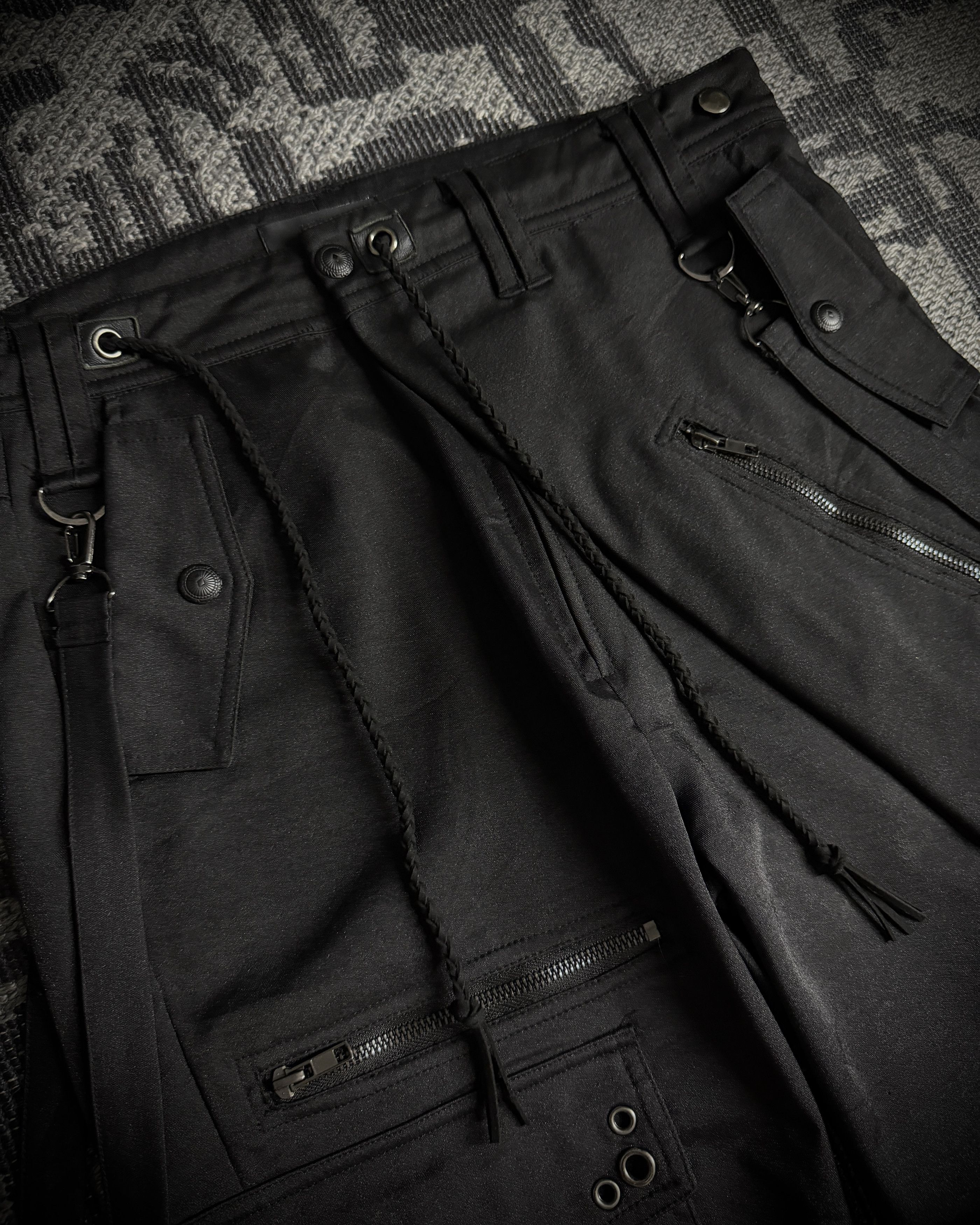 Japanese Brand MIDAS Tactical Multi-Zip Cargo Pants Size US 32 / EU 48 - 7 Thumbnail