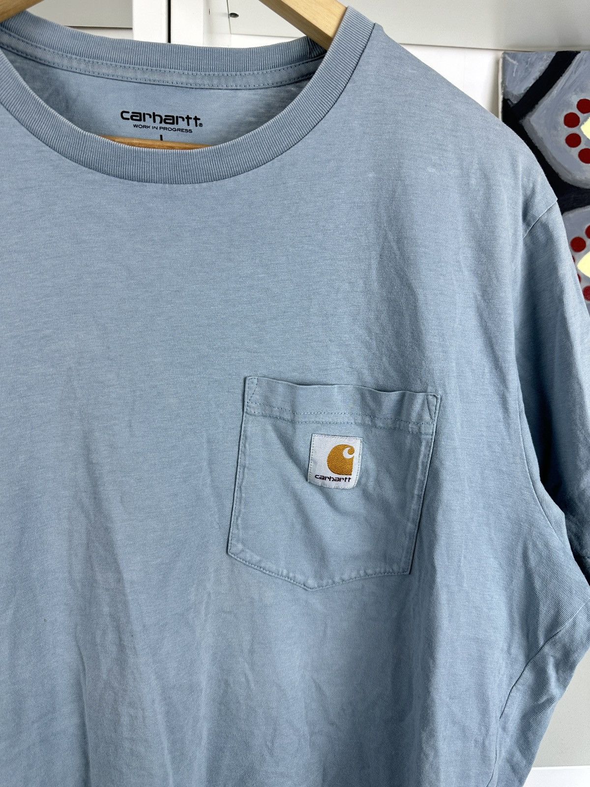 Carhartt Carhartt basic blank pocket tee t-shirt Size US L / EU 52-54 / 3 - 2 Thumbnail
