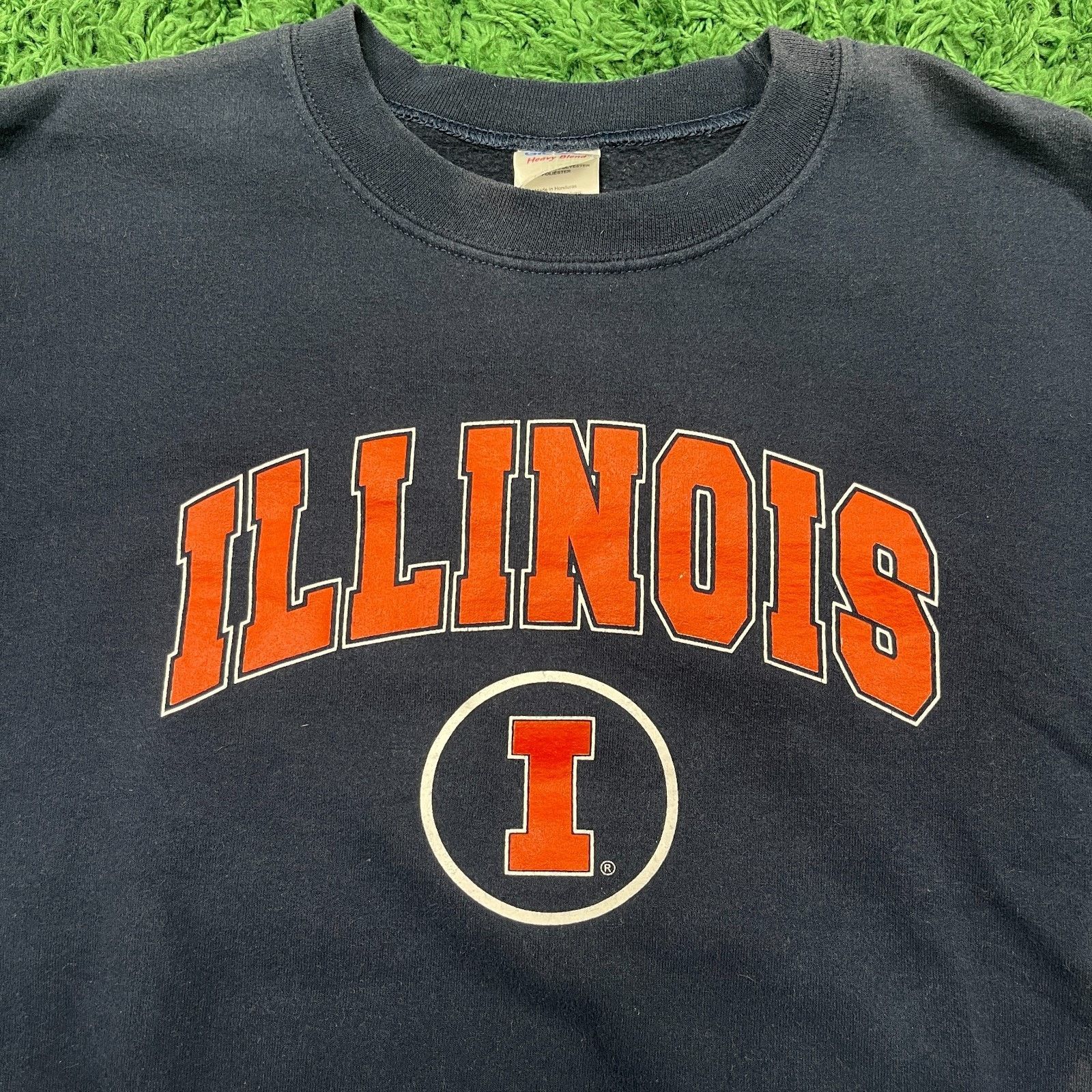 Gildan Vintage Illinois Fighting Illini Sweatshirt Sweater Crewneck Size US S / EU 44-46 / 1 - 3 Thumbnail