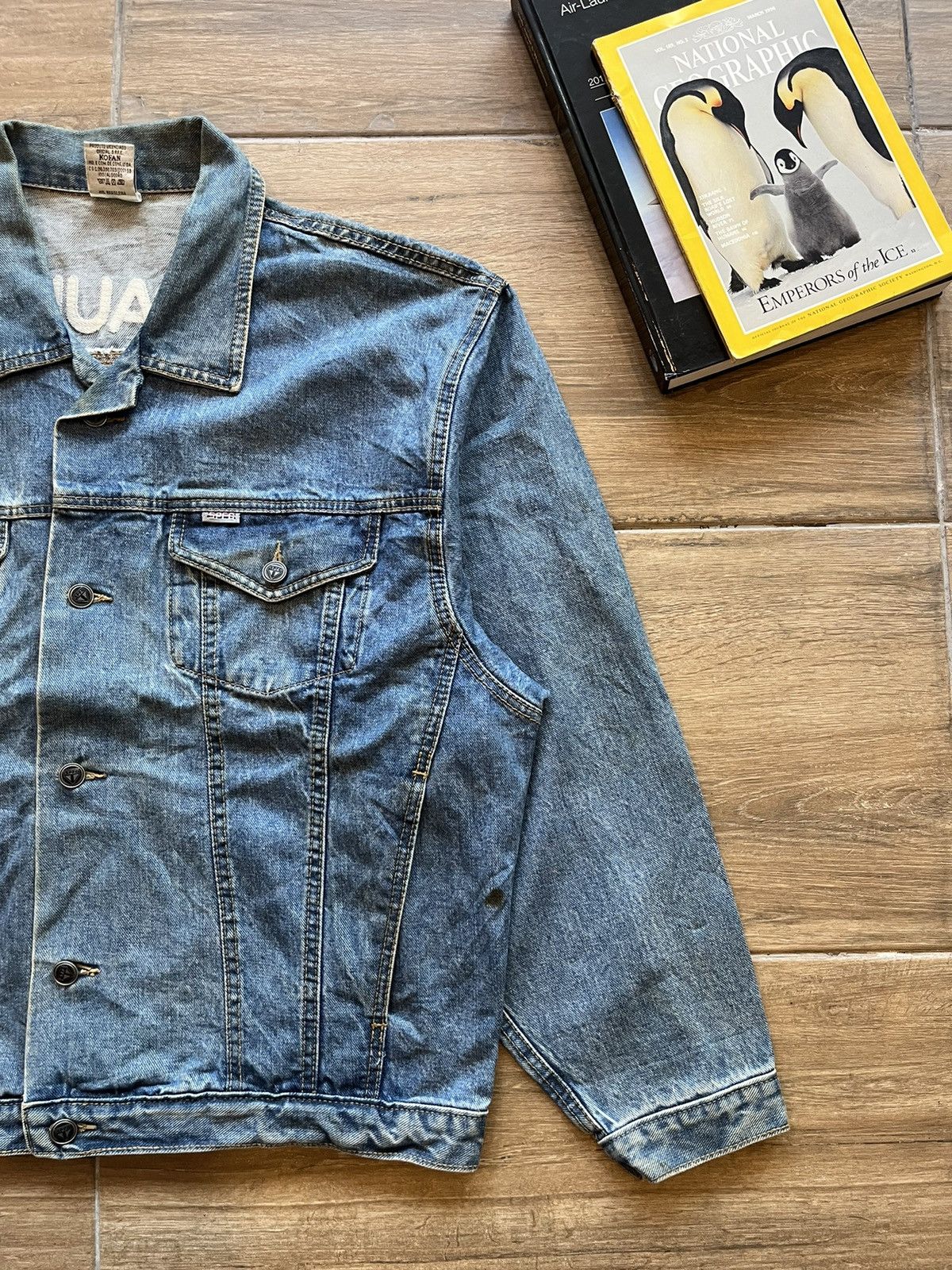 Vintage Vtg Sao Paulo Trucker Denim Jacket Size US XL / EU 56 / 4 - 8 Thumbnail