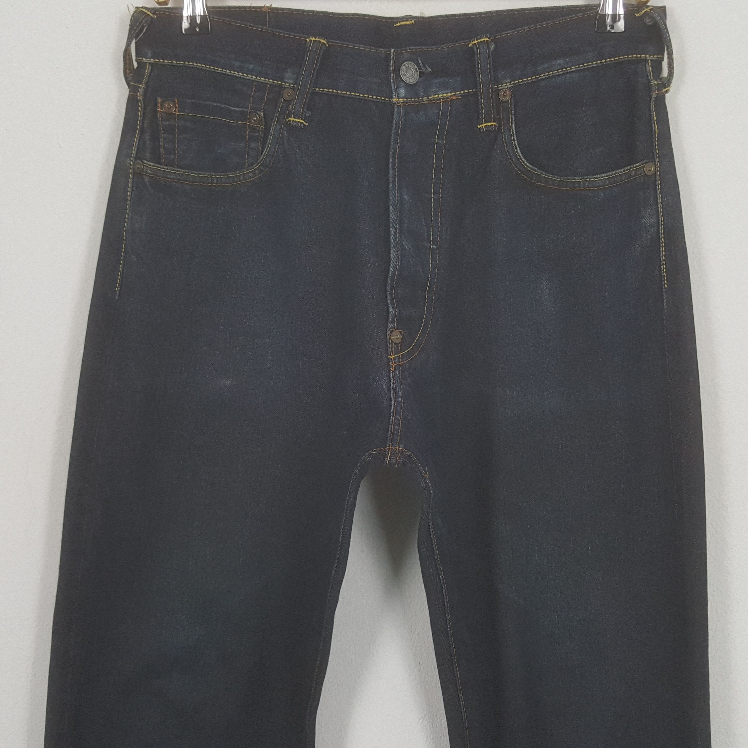 Evisu × Vintage Vintage Evisu Japanese Brand Daicock Art Denim Jeans Size US 31 - 4 Thumbnail