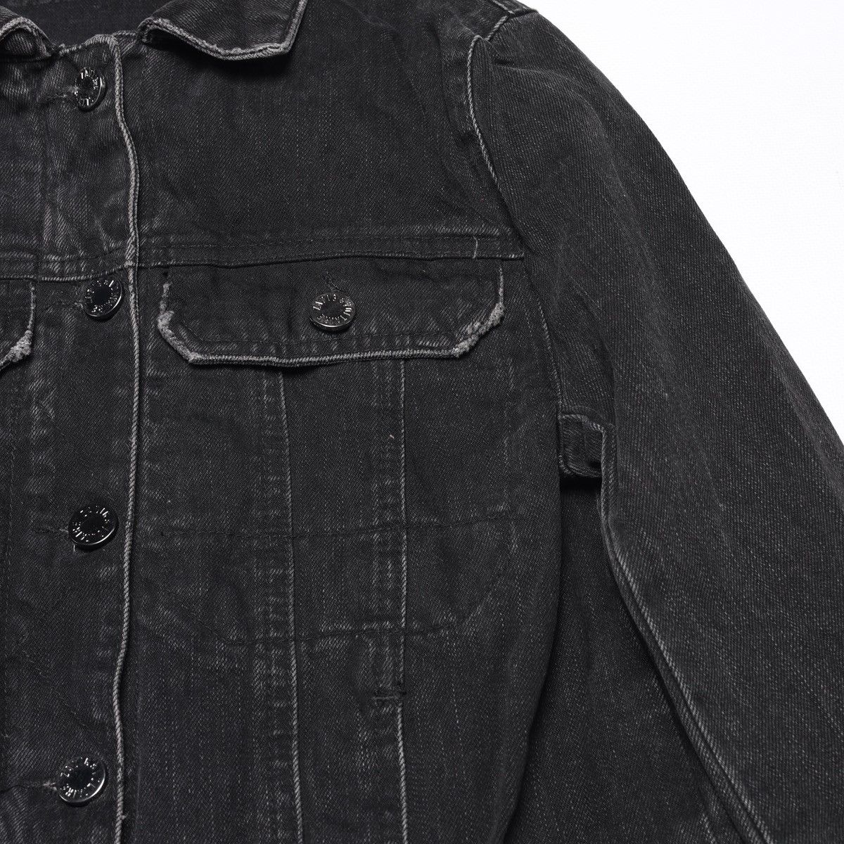Zadig & Voltaire Zadig Voltaire Kioky Denim Jeans Black Jacket Zip Size S / US 4 / IT 40 - 9 Thumbnail