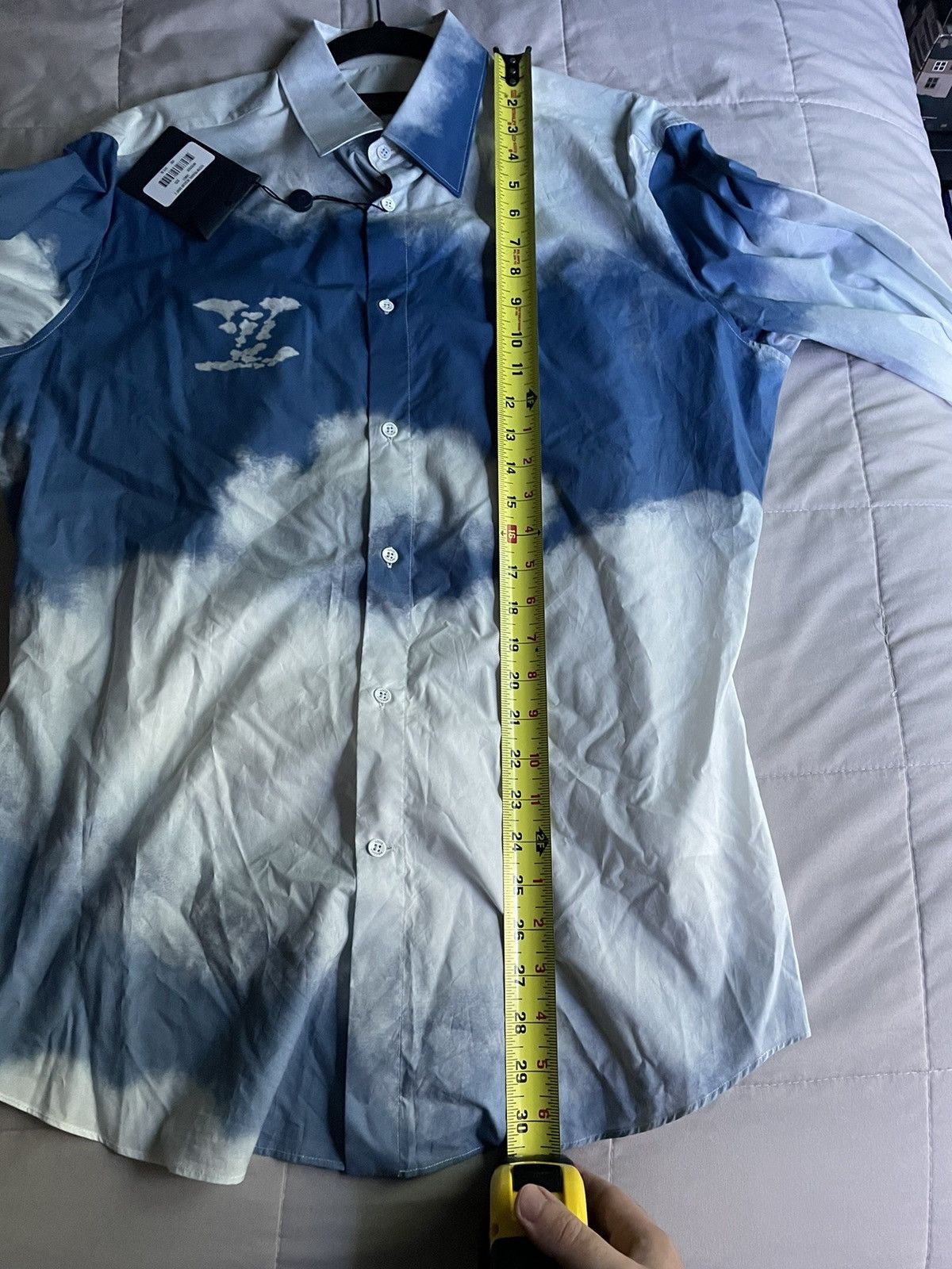 Louis Vuitton Louis Vuitton Blue Clouds Shirt Size US XL / EU 56 / 4 - 6 Thumbnail