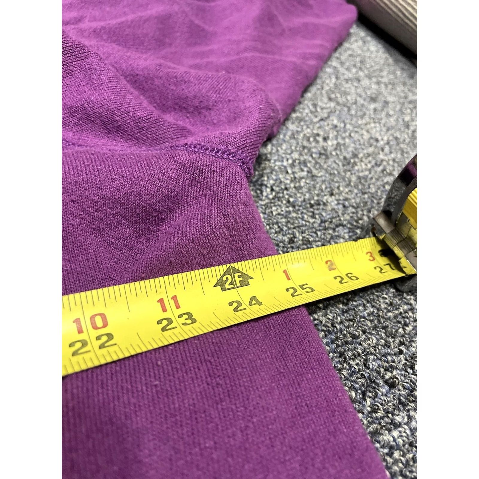 Vintage VINTAGE VTG Purple Raglan Sweatshirt XL Made In USA L3 Men Pullover Sweatshirt USA Purple XL Mens Size US XL / EU 56 / 4 - 3 Thumbnail