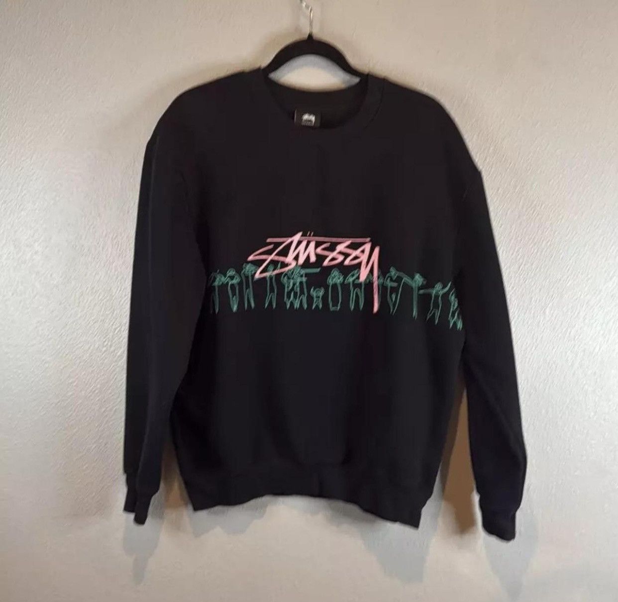 Stussy Stussy People Stripe Crew Sweatshirt Size L / US 10 / IT 46 - 1 Thumbnail