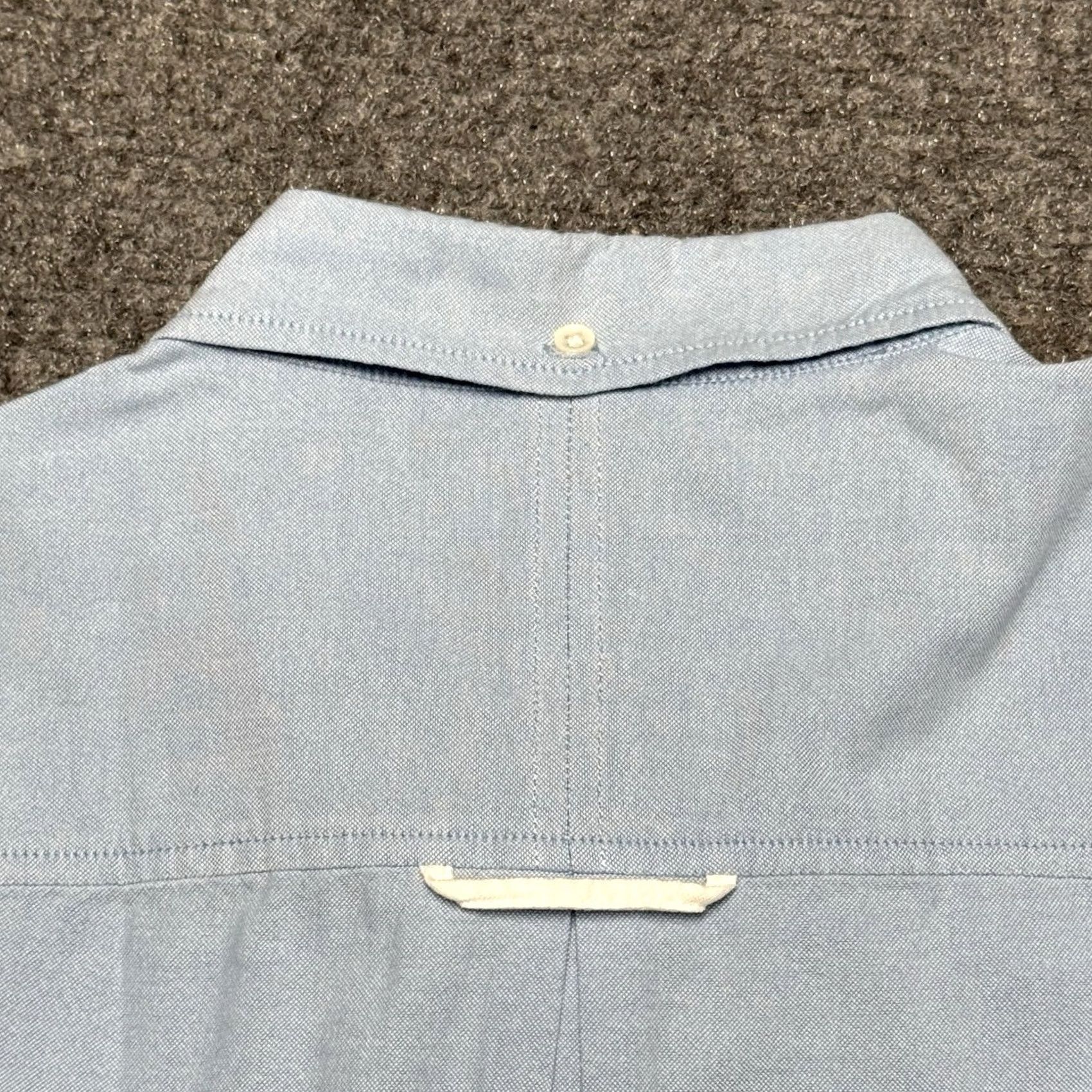 Frame FRAME Shirt Mens Large Light Blue Oxford OCBD Button Down Long Sleeve Size US L / EU 52-54 / 3 - 5 Thumbnail