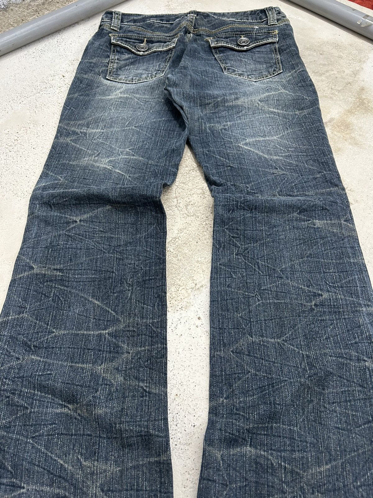 Hysteric Glamour × If Six Was Nine × Japanese Brand Flare Colza Japan Clawn Marks Fade Washed Heavy Whiskered Size US 30 / EU 46 - 13 Thumbnail