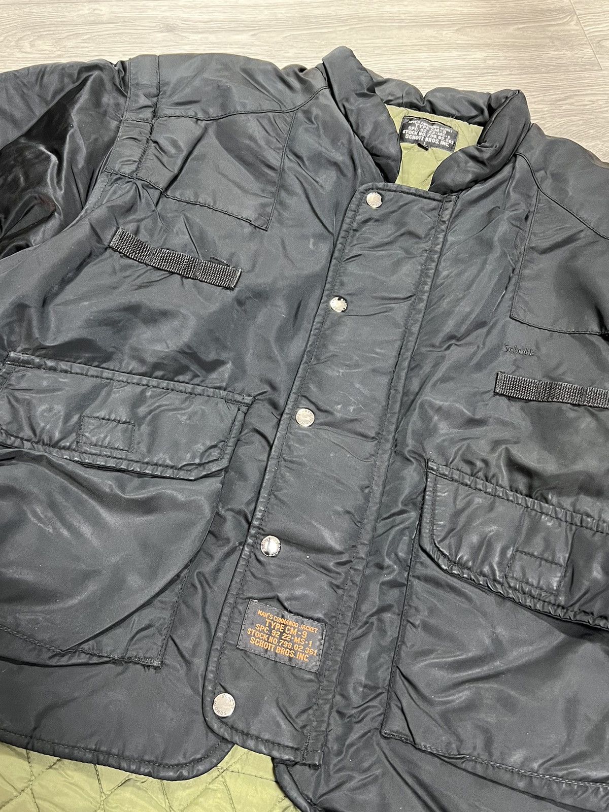 Schott Schott vintage fly bomber vest jacket Size US L / EU 52-54 / 3 - 3 Thumbnail