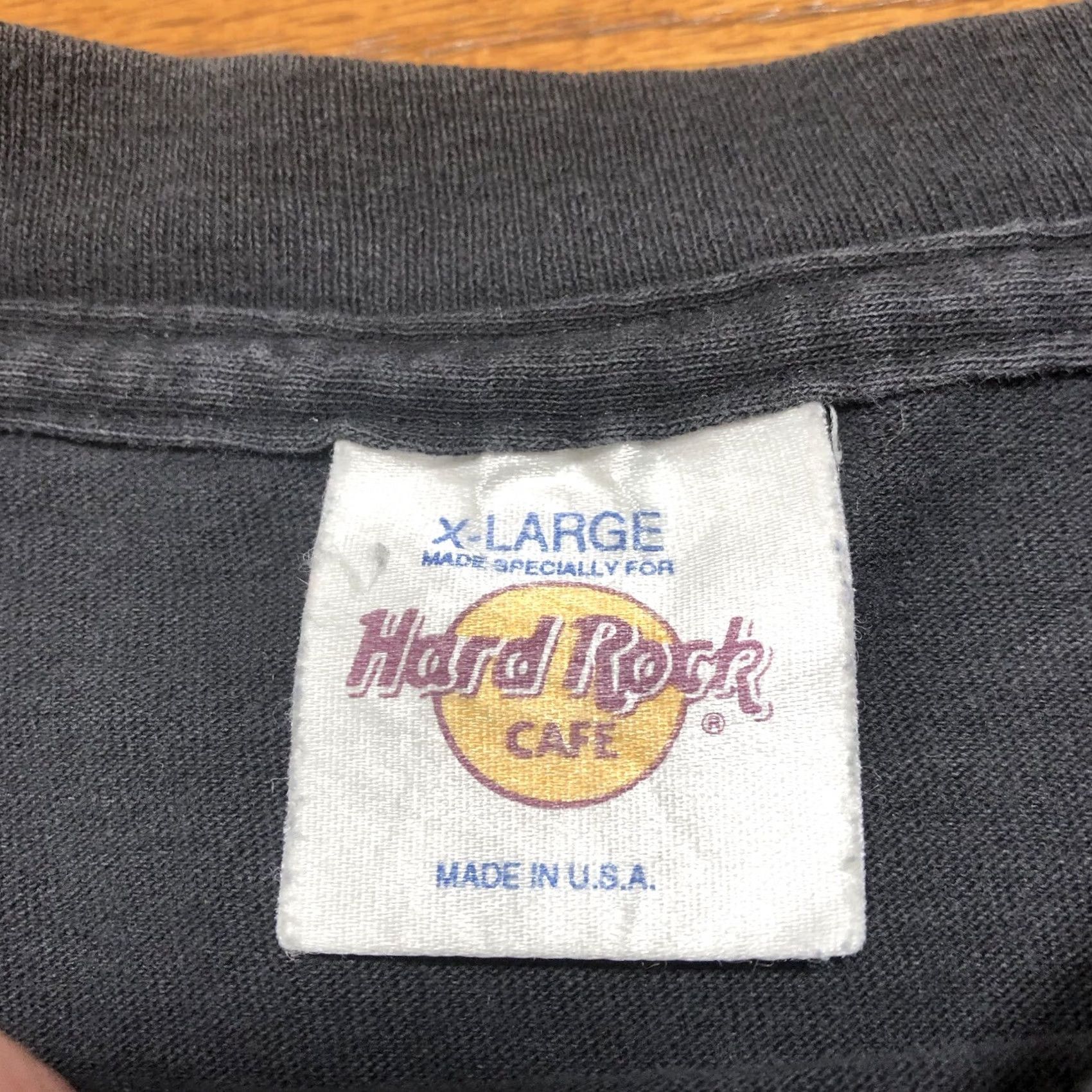 Hard Rock Cafe VINTAGE Hard Rock Cafe T Shirt XL Black USA Single Stitch Florida Stitch Mens Size US XL / EU 56 / 4 - 3 Thumbnail