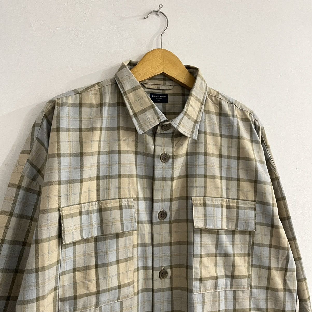 Japanese Brand Back Number - Ls Outer Button Up Shirt Size US L / EU 52-54 / 3 - 3 Thumbnail