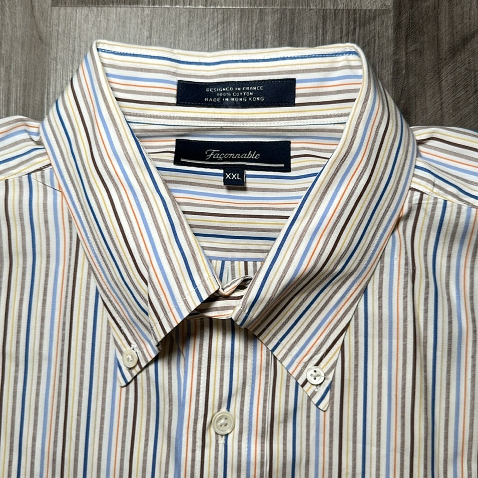 Faconnable Faconnable Long Sleeve Button Down - 2XL Size US XXL / EU 58 / 5 - 7 Thumbnail