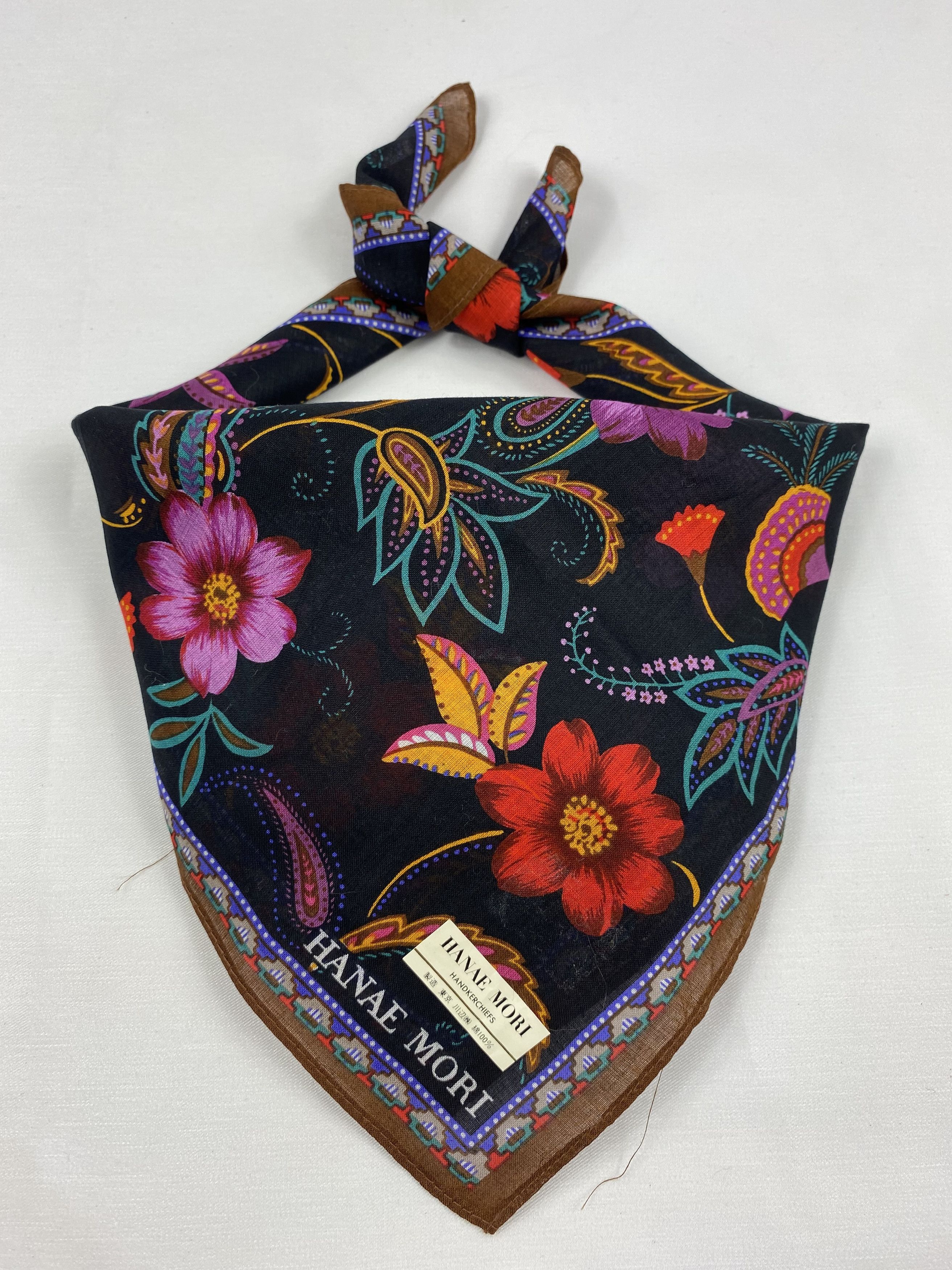 Hanae Mori × Japanese Brand × Vintage Hanae Mori Handkerchief / Bandana / Neckerchief Size ONE SIZE - 1 Thumbnail