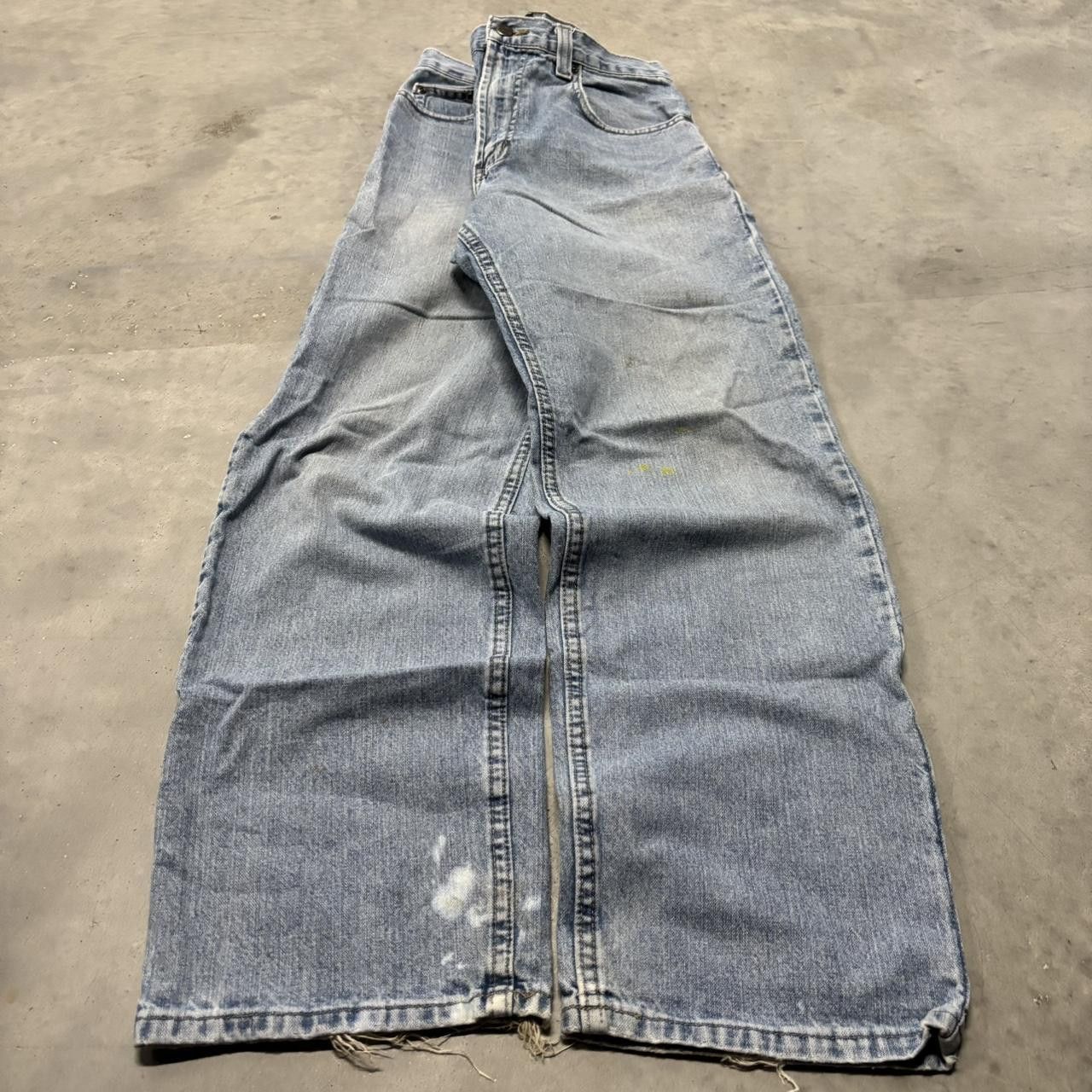 Japanese Brand × Vintage Crazy Vintage Y2K/2000s Light Wash Essential Denim Jeans! Size US 30 / EU 46 - 3 Thumbnail