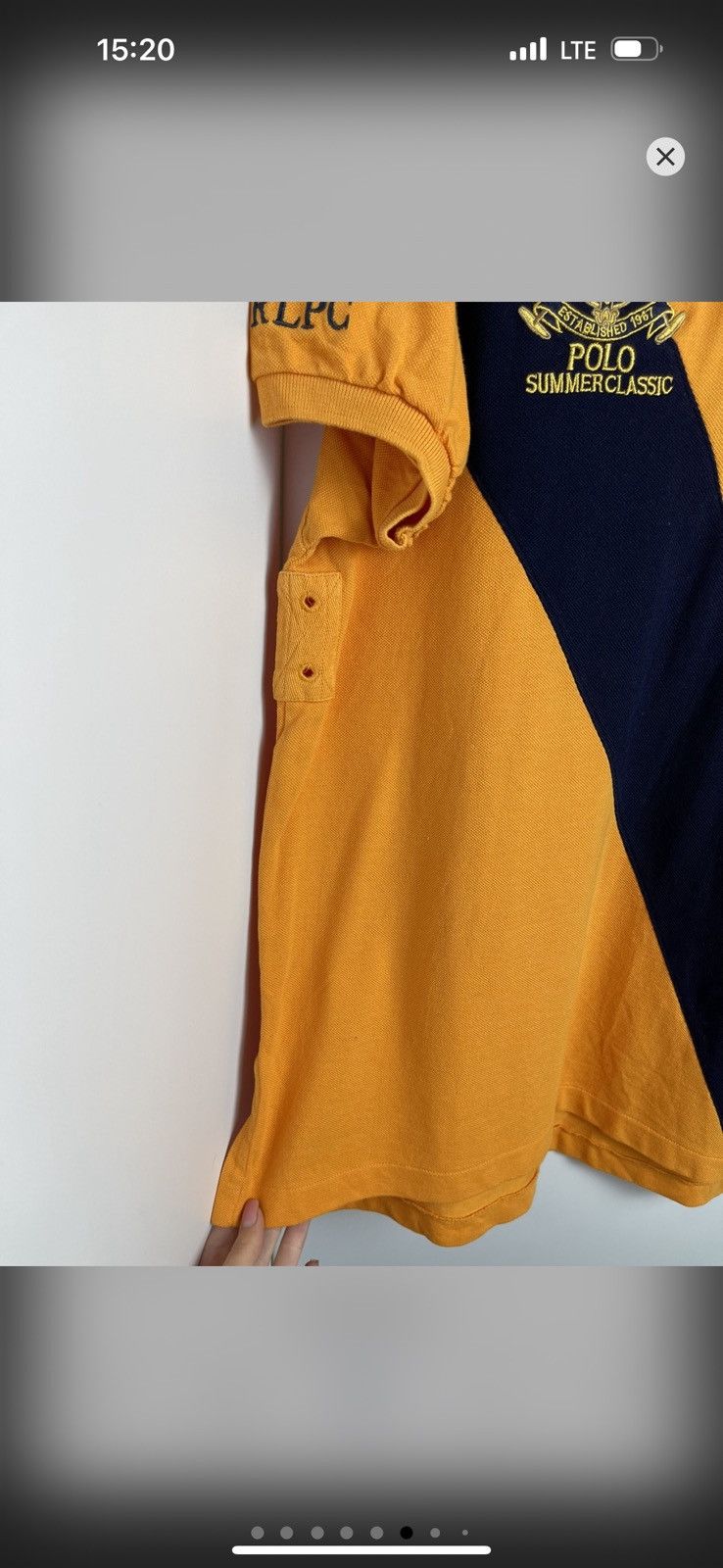 Polo Ralph Lauren × Vintage Vintage polo Ralph Lauren big logo size XL-XXL orange rare Size US XL / EU 56 / 4 - 6 Thumbnail