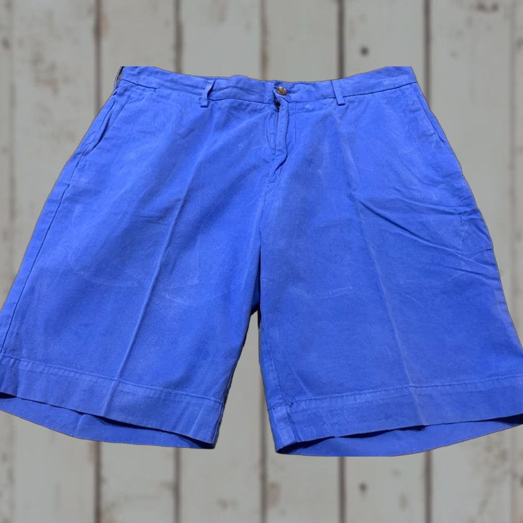 Polo Ralph Lauren Polo Ralph Lauren Shorts Mens 35 Blue Chino Casual Summer Spring Fall Lightweight Stretch Size US S / EU 44-46 / 1 - 1 Thumbnail