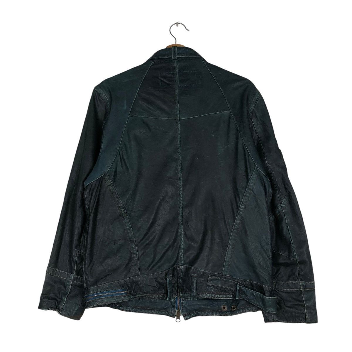 Japanese Brand 🔥IF SIX WAS NINE DESIGN LEATHER BIKER JACKET SAGA IBANEZ Size US S / EU 44-46 / 1 - 8 Thumbnail