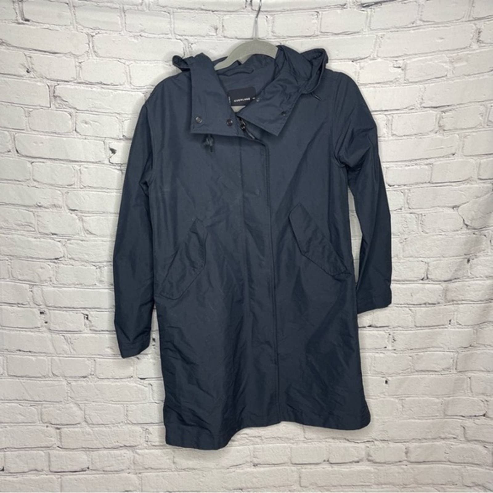 Everlane The ReNew Anorak retail NWOT black size XS