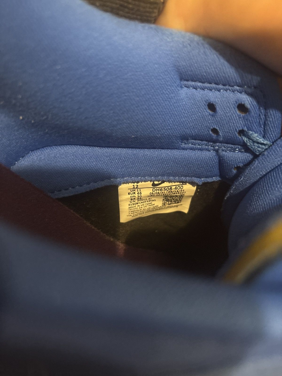 Nike × Undefeated Undefeated Nike Dunk Size US 12 / EU 45 - 6 Thumbnail