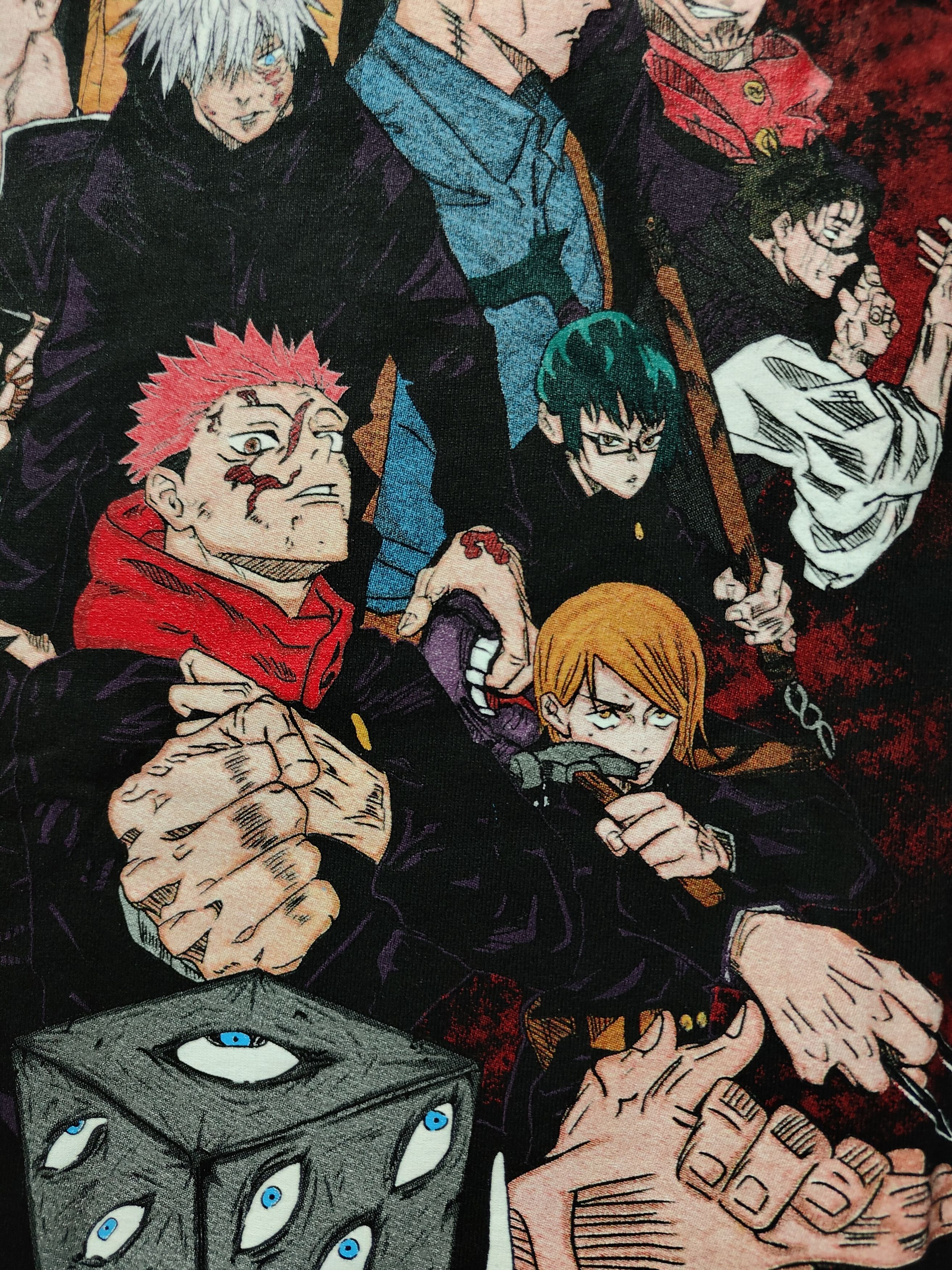 Anime Jujutsu Kaisen Shibuya Arc T-shirt Size US XL / EU 56 / 4 - 4 Thumbnail