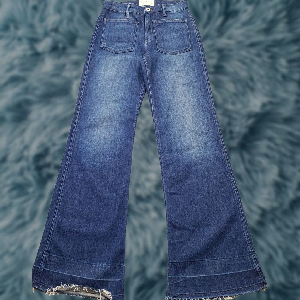 Vintage Denim & Supply Ralph Lauren Jeans Womens 25 Blue 5-Pocket Design Flare Denim Jeans Vintage: No? Size 42" / US 20 - 1 Thumbnail