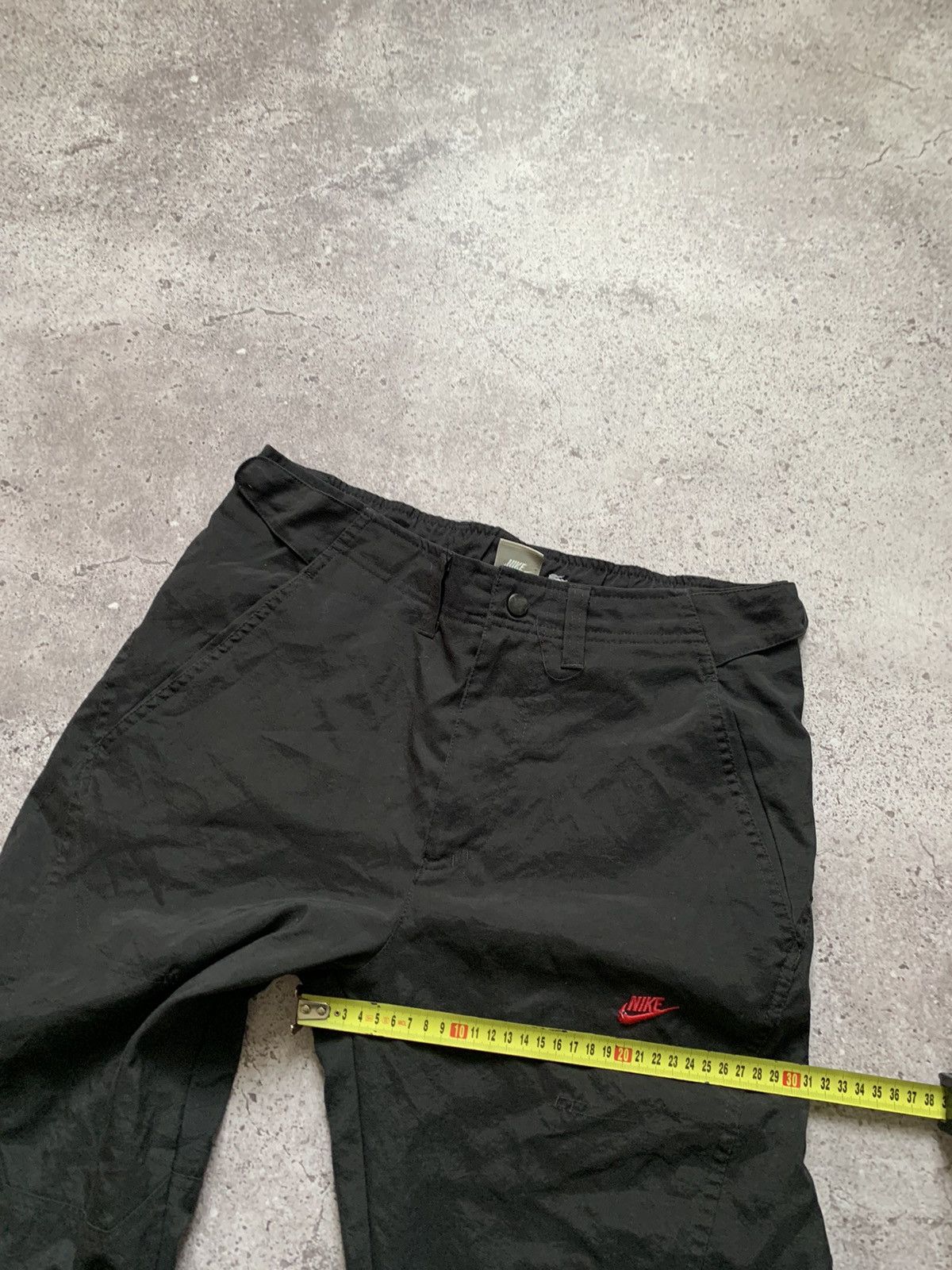 Nike × Vintage Nike Track Cargo Pants Baggy Vintage Gorpcore Drill Joggers Size US 30 / EU 46 - 10 Thumbnail