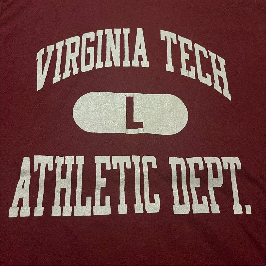 Champion × Vintage Vintage Champion Virginia Tech Double Layered Reversible Tee Size US L / EU 52-54 / 3 - 4 Thumbnail