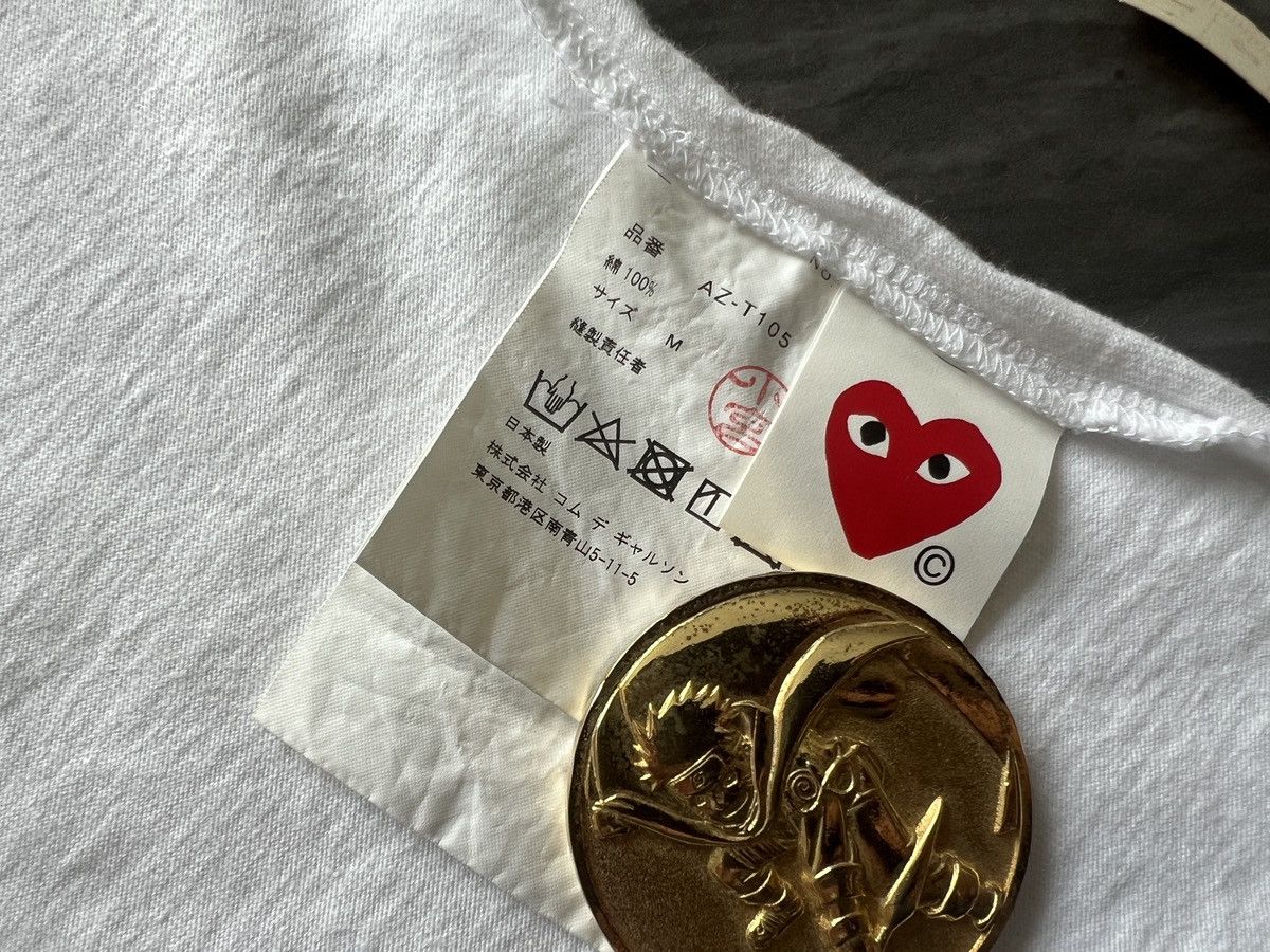 Comme des Garcons PLAY Comme de Garcons x Play : Center Pink & Red Embroider Heart Size M / US 6-8 / IT 42-44 - 7 Thumbnail