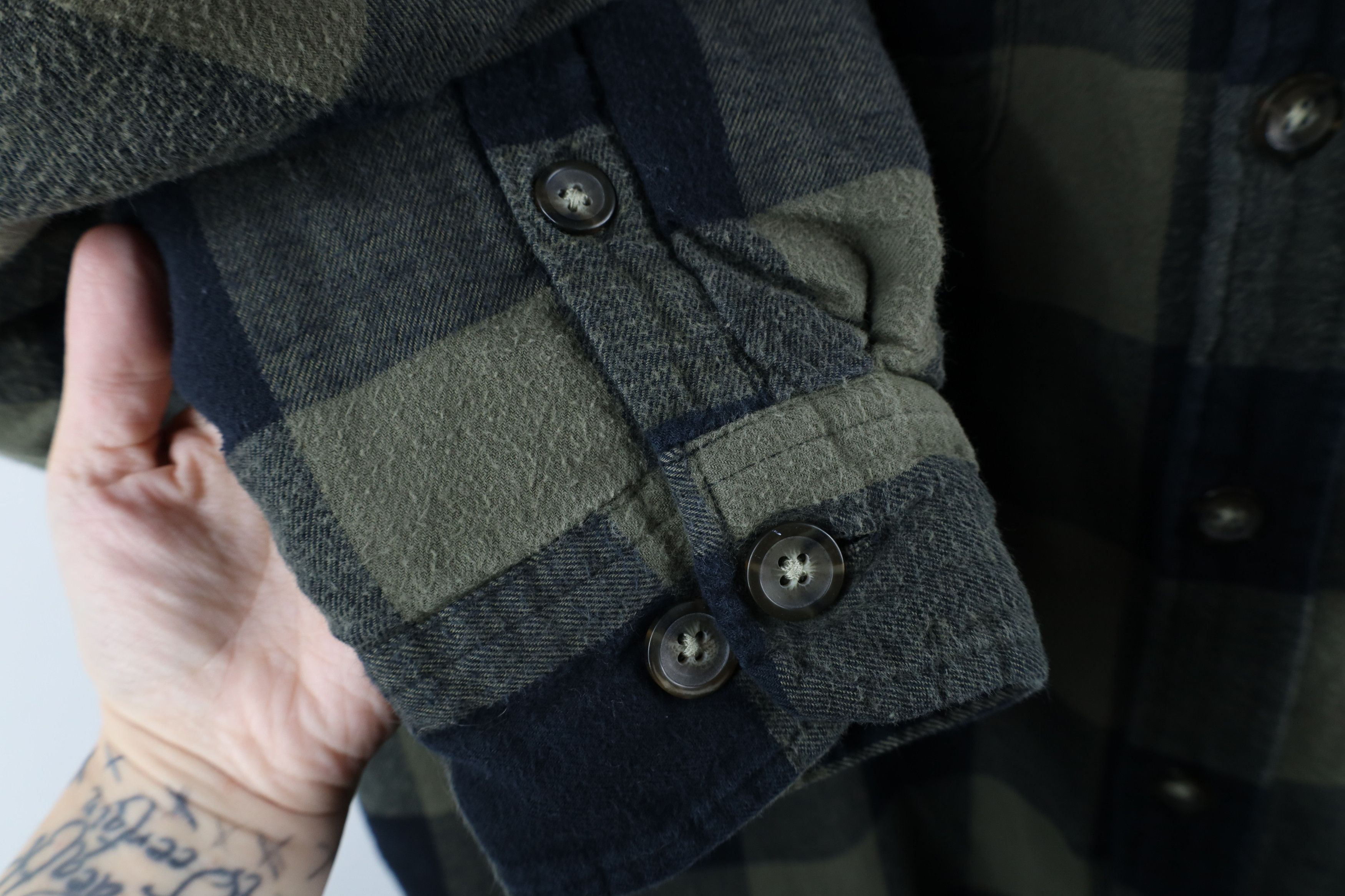 Vintage Vintage 90s Streetwear Flannel Button Shirt Jacket Jac Shirt Size US XL / EU 56 / 4 - 5 Thumbnail
