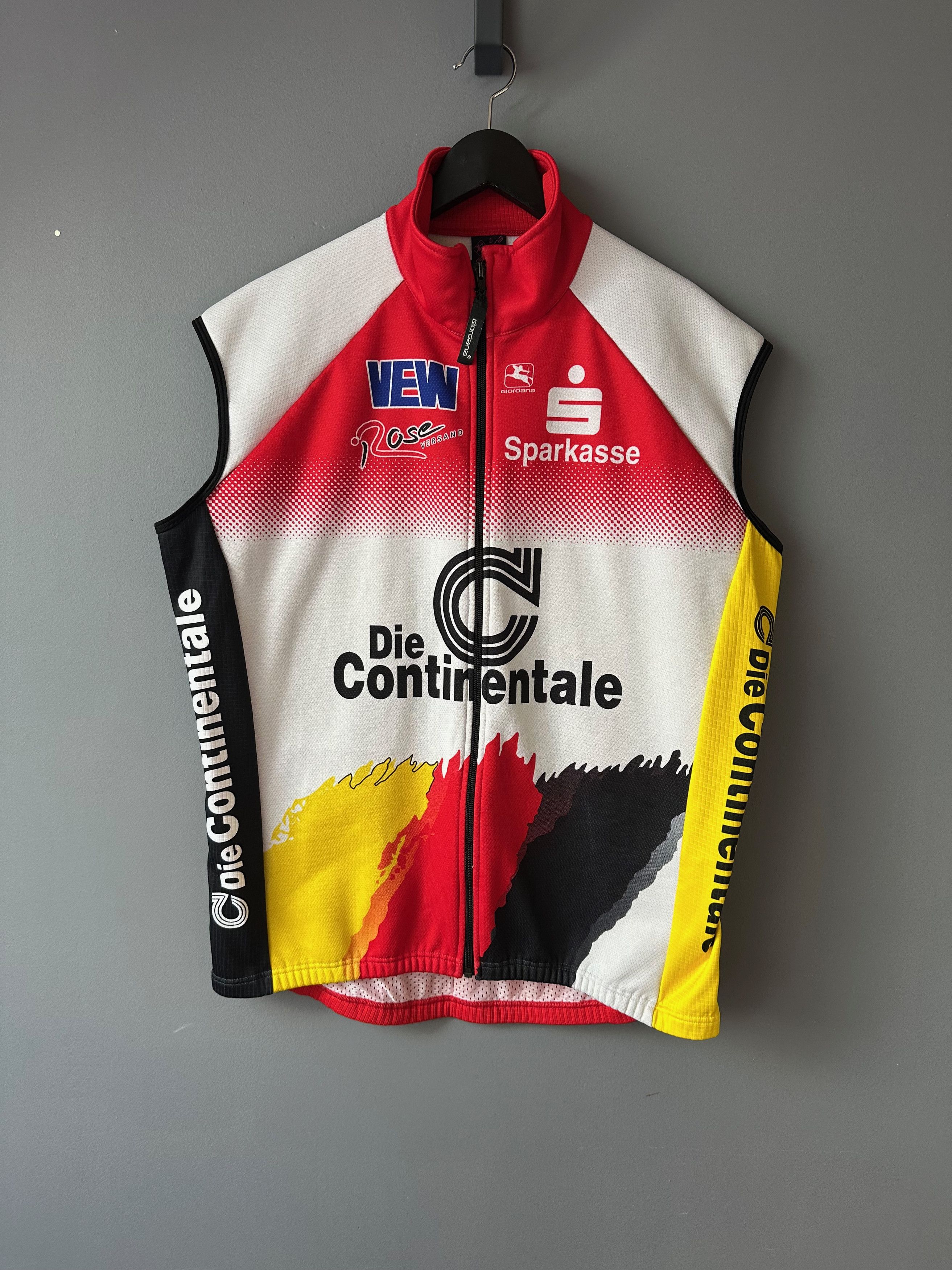 Vintage 1999 Giordana Die Continentale Cycling Vest fleece gilet Size US XXL / EU 58 / 5 - 1 Thumbnail