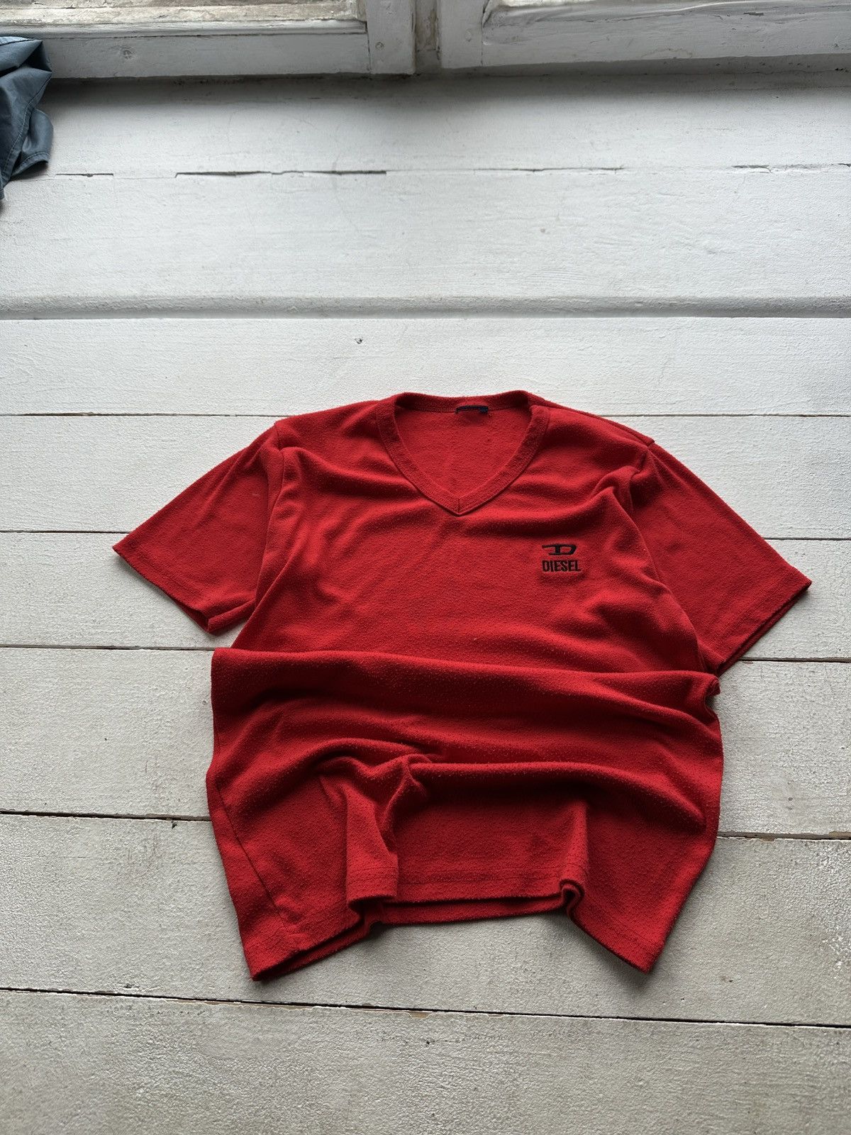 Diesel 🚨CRAZY Y2K Diesel Avant Garde VINTAGE Opium Short Sleeve Size S / US 4 / IT 40 - 1 Thumbnail