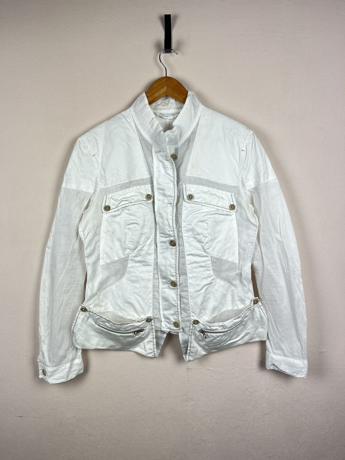 Marithe + Francois Girbaud Marithe Francois Girbaud Vintage Lightweight Linen Jacket Size XL / US 12-14 / IT 48-50 - 1 Thumbnail