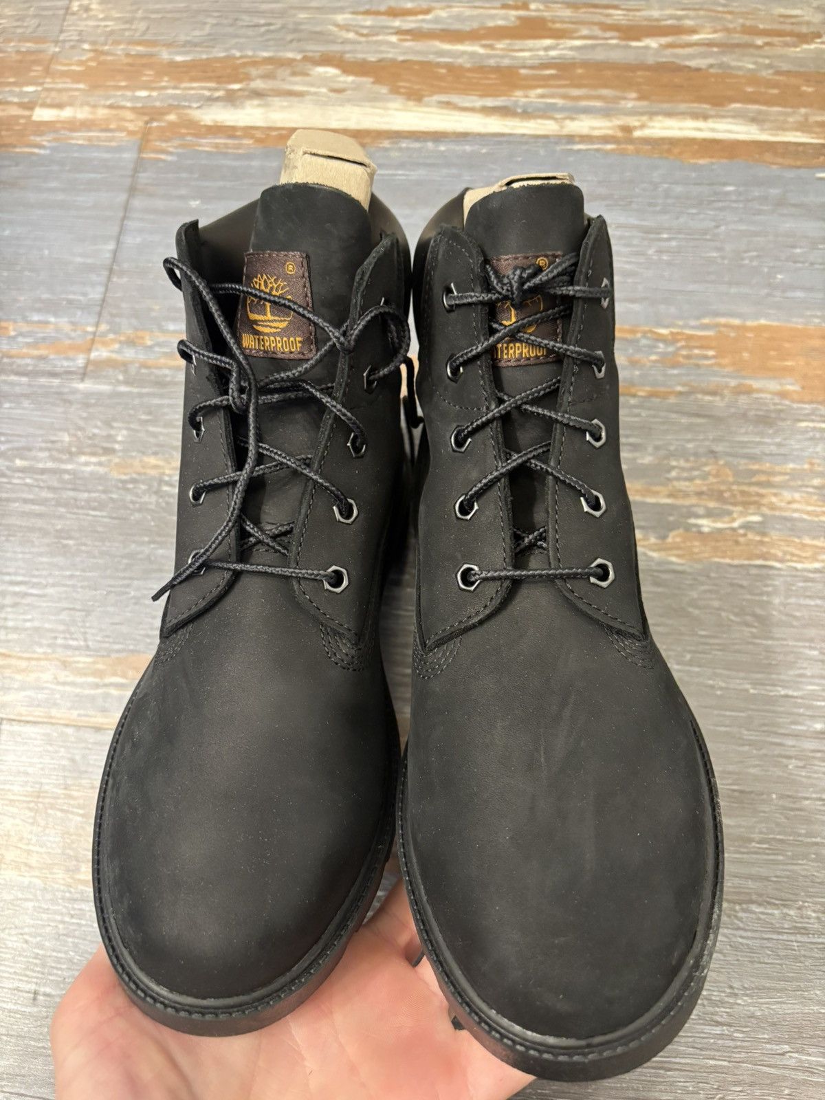 Timberland TIMBERLAND CLASSIC 6 IN WATERPROOF BOOT BLACK NUBUCK 6.5Y Size US 6.5 / EU 39-40 - 4 Thumbnail
