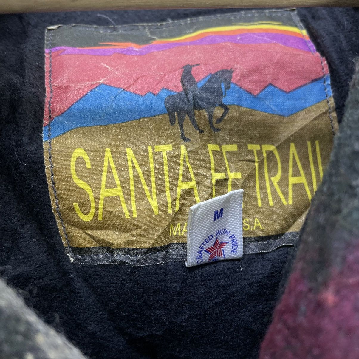 Native × Pendleton 💥Vintage Warm Jacket Santa Fe Trail Native Made In Usa Size US M / EU 48-50 / 2 - 9 Thumbnail