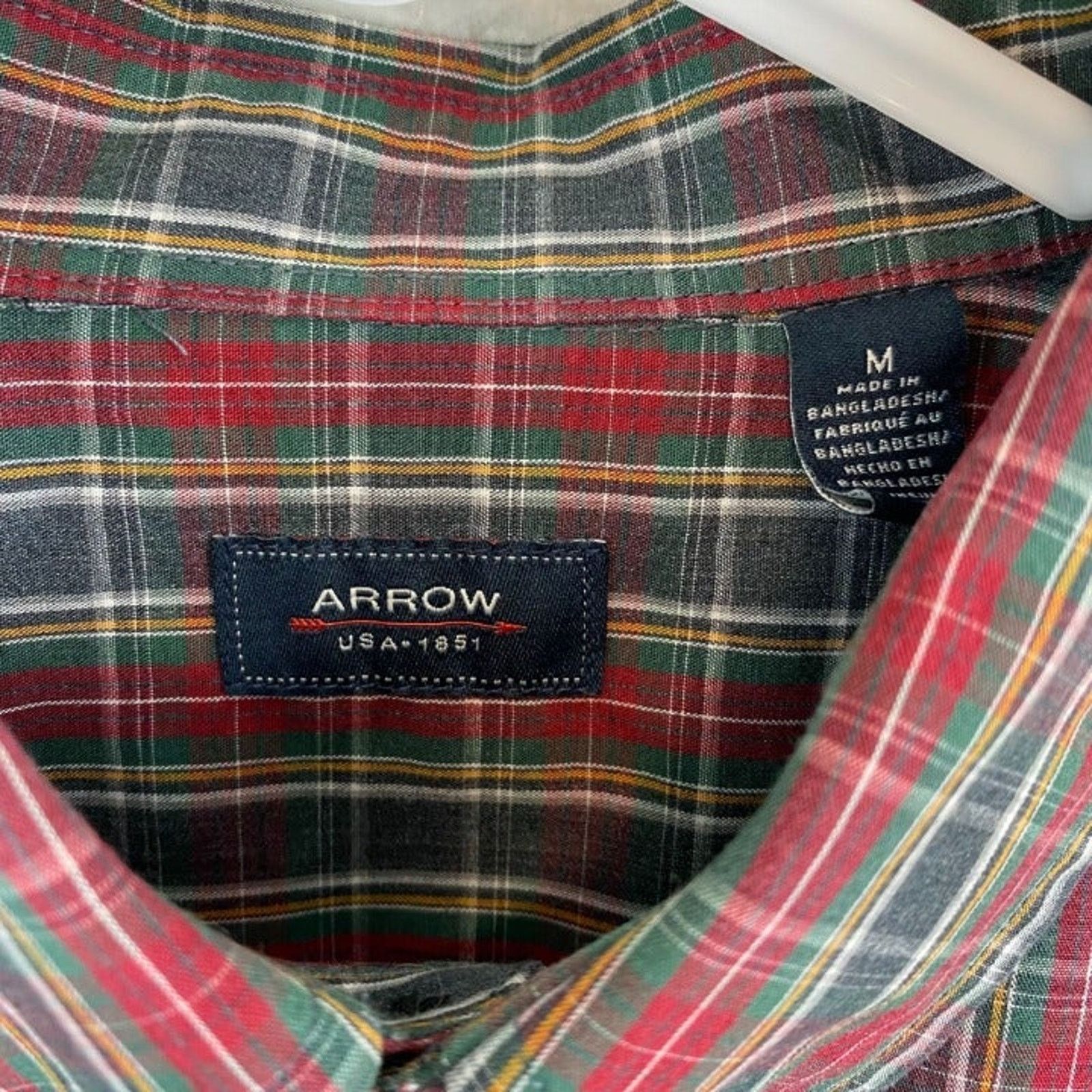 Arrow ARROW Christmas Holiday Festive Button Down Shirt Medium Size US M / EU 48-50 / 2 - 5 Thumbnail
