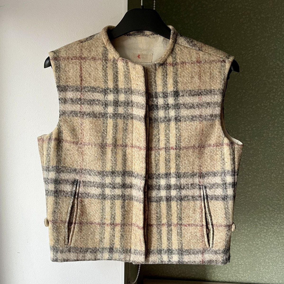 Burberry × Burberry Prorsum Roberto Menichetti AW99 Nova Check Vest Size M / US 6-8 / IT 42-44 - 1 Thumbnail