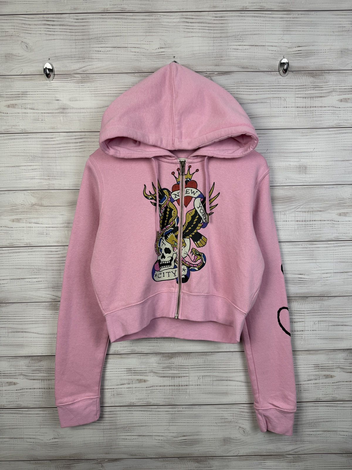 Ed Hardy Ed Hardy women’s zip hoodie Size:L Size L / US 10 / IT 46 - 1 Thumbnail