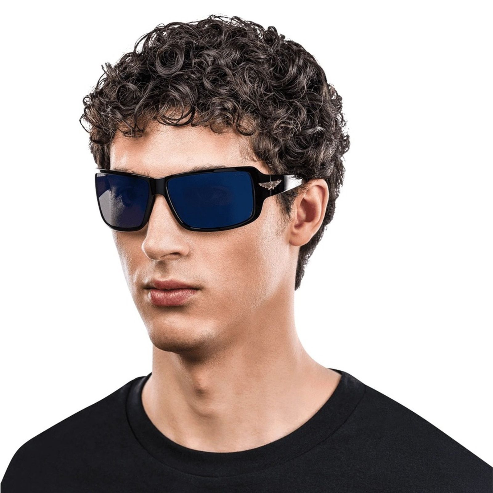 Other New! Police Navy Blue Sunglasses Police SPLN37M 0C03 Size ONE SIZE - 4 Thumbnail