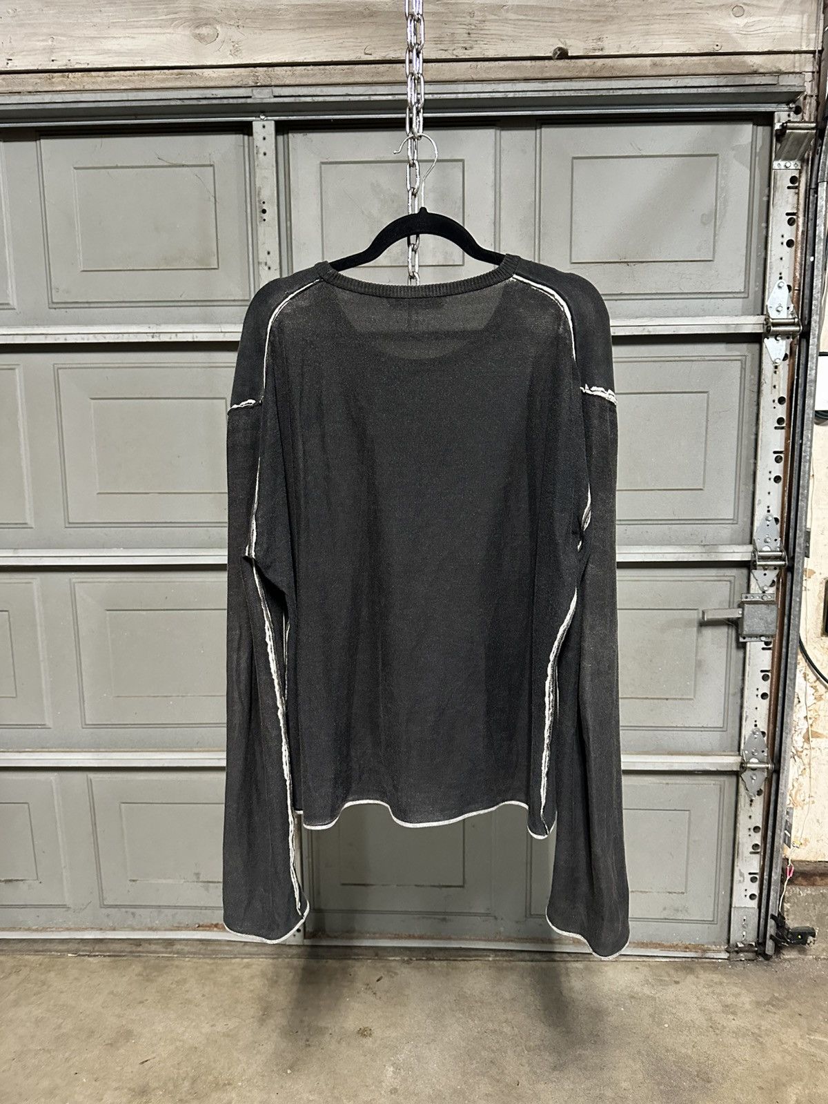 Issey Miyake Issey Miyake SS06 Exposed Seam Light Sweater Size US L / EU 52-54 / 3 - 2 Thumbnail