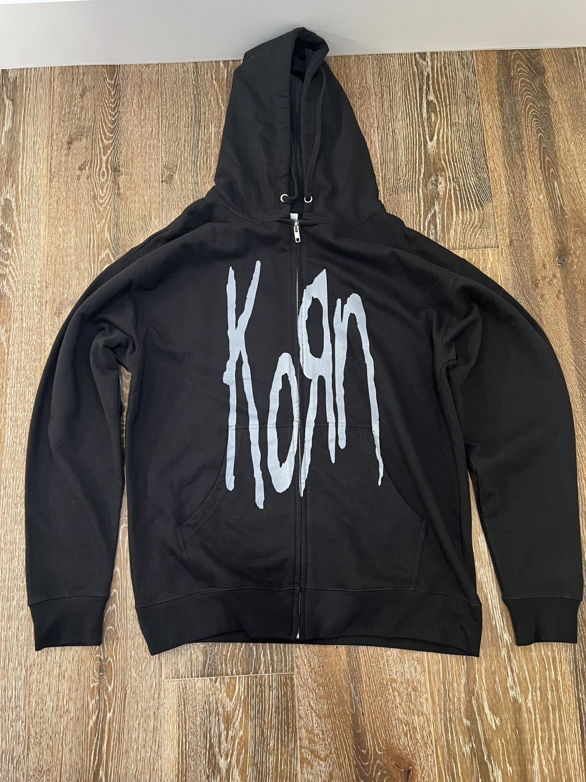 Band Tees × Vintage 2022 Korn Tour Zip Up Hoodie Size US L / EU 52-54 / 3 - 1 Thumbnail