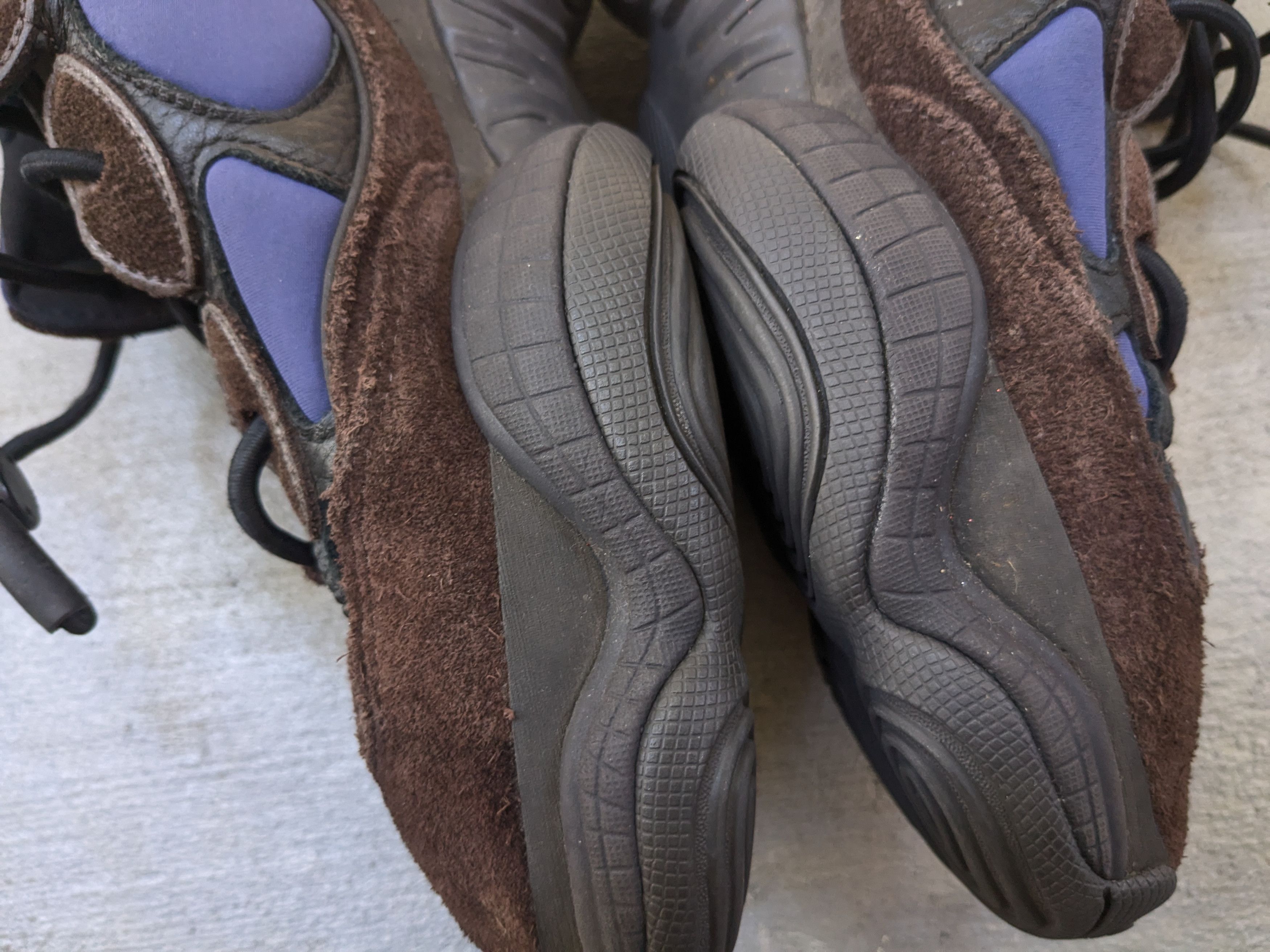 Adidas × Kanye West adidas Yeezy 500 High Tyrian 12 Blue Brown Suede FY4269 Size US 12 / EU 45 - 7 Thumbnail
