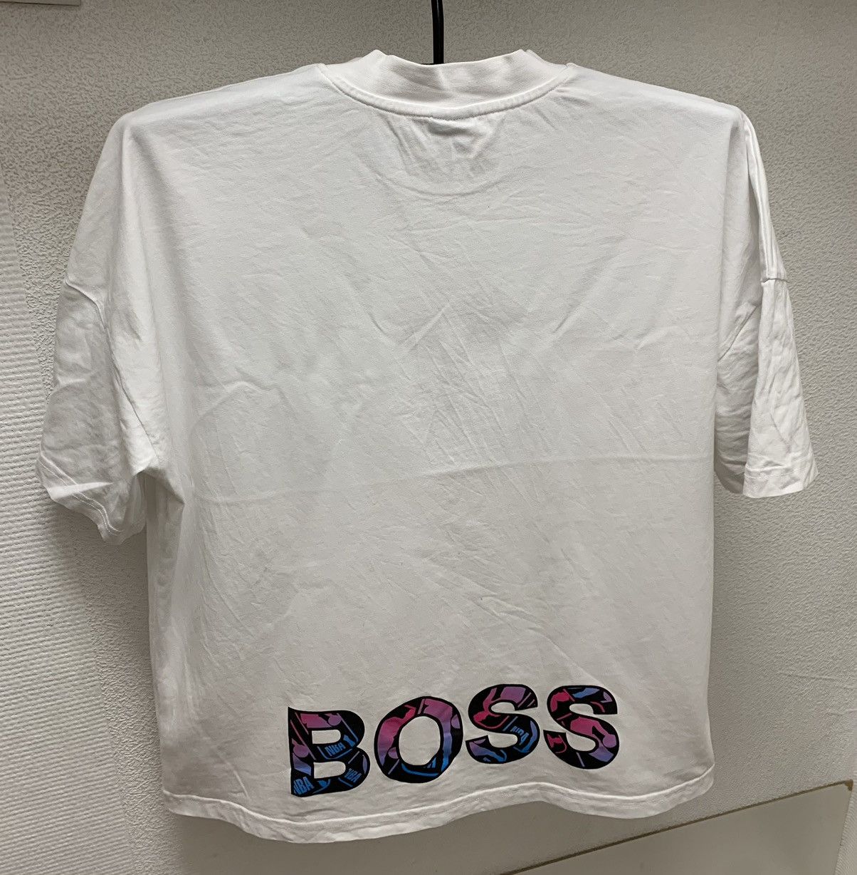 NBA Hugo Boss NBA white big logo t-shirt jersey 2xl axle Size US XXL / EU 58 / 5 - 2 Thumbnail
