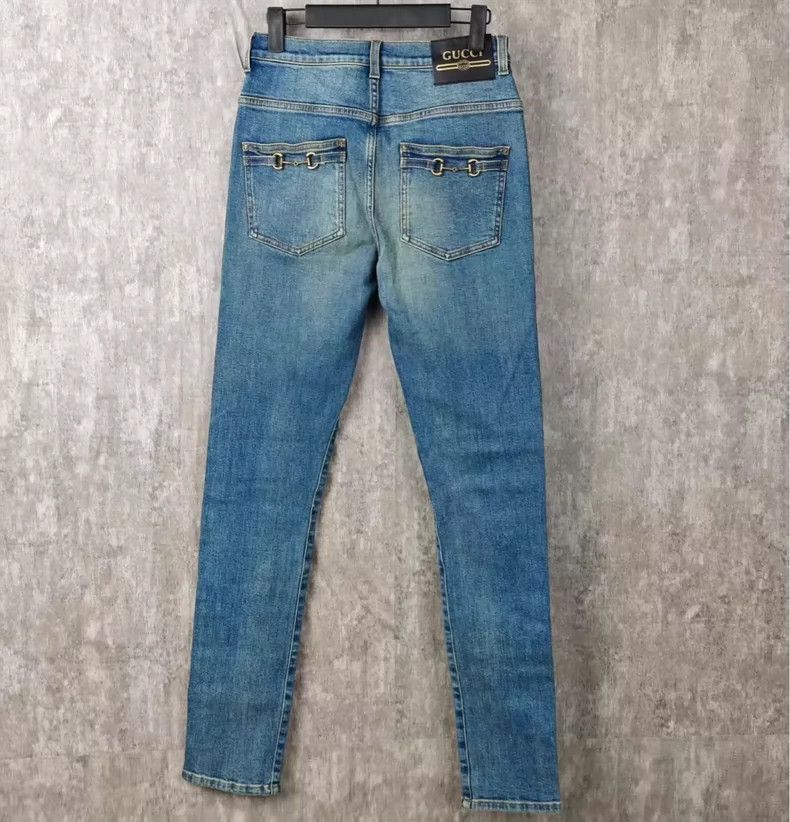 Gucci Gucci Horseshoe buckle jeans Size 24" / US 00 / IT 34 - 2 Thumbnail